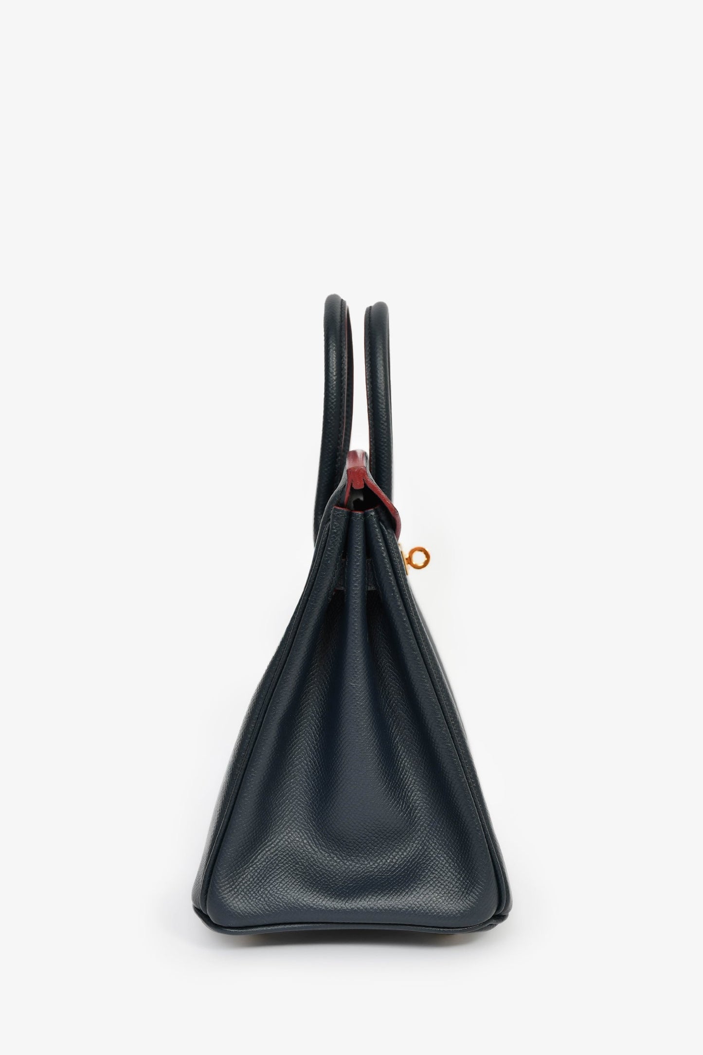 Hermès 2016 Special Order Blue/Red Epsom Leather Birkin 25