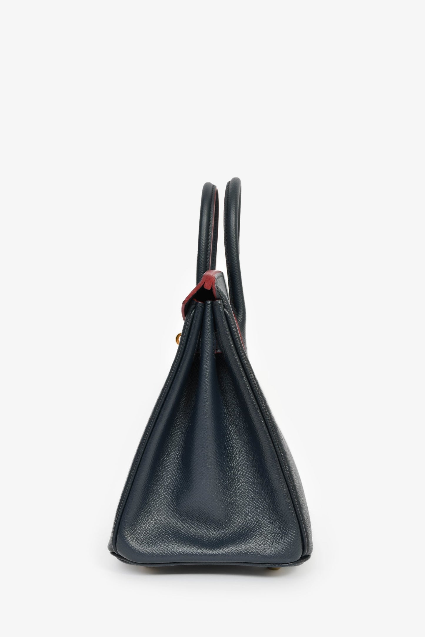 Hermès 2016 Special Order Blue/Red Epsom Leather Birkin 25
