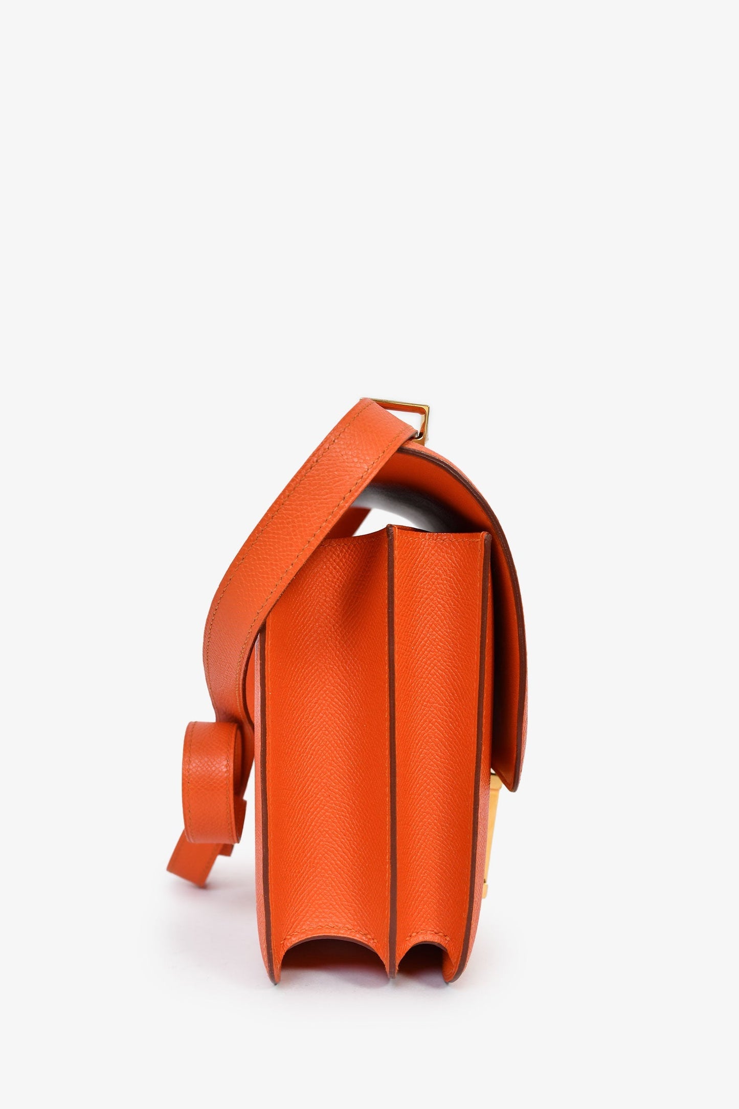 Hermès Orange Epsom Leather Constance 24 GHW