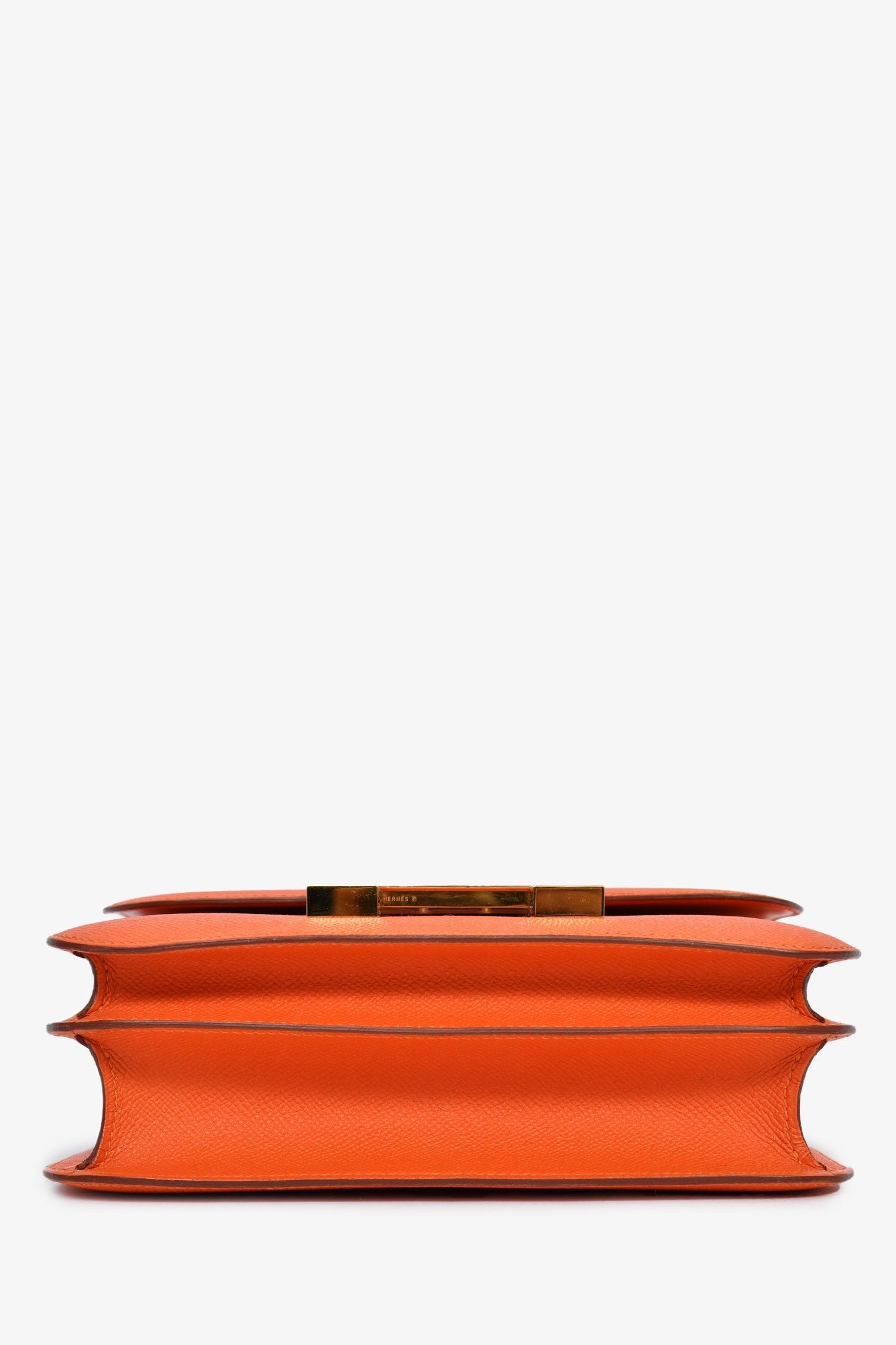Hermès Orange Epsom Leather Constance 24 GHW