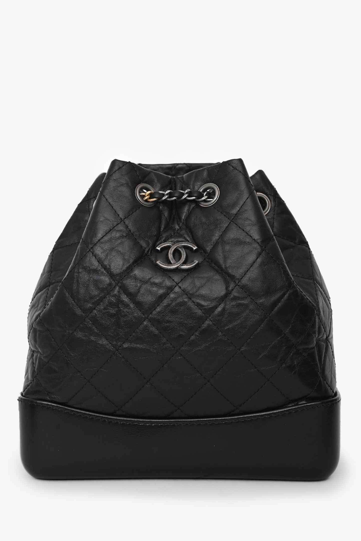 Chanel™ 2018-19 Black Quilted Gabrielle Backpack