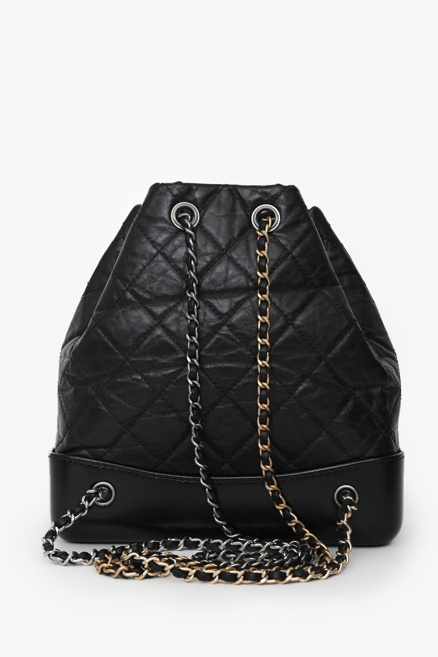 Chanel™ 2018-19 Black Quilted Gabrielle Backpack