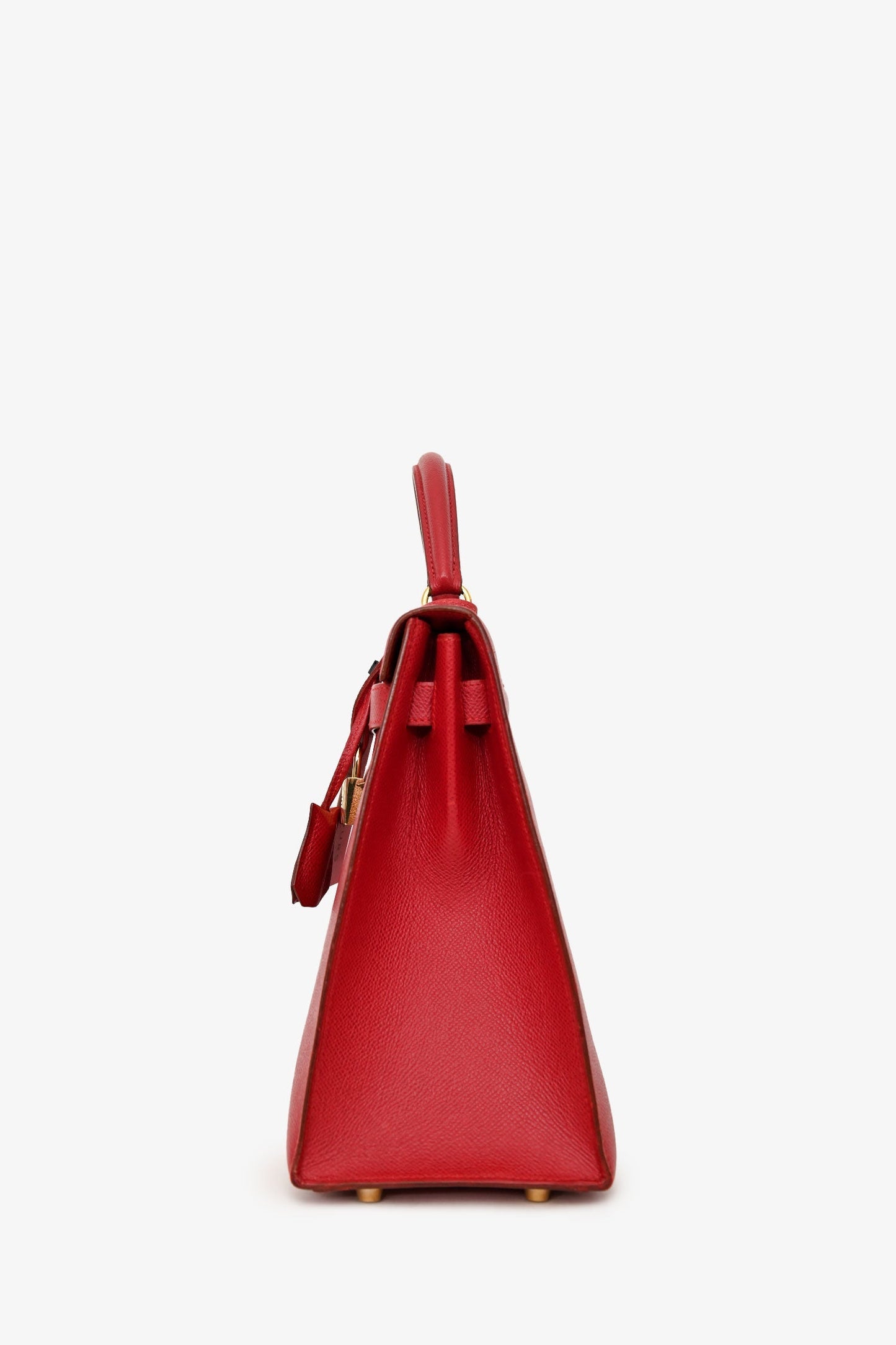 Hermès 1994 Red Epsom Kelly 32 GHW with Strap