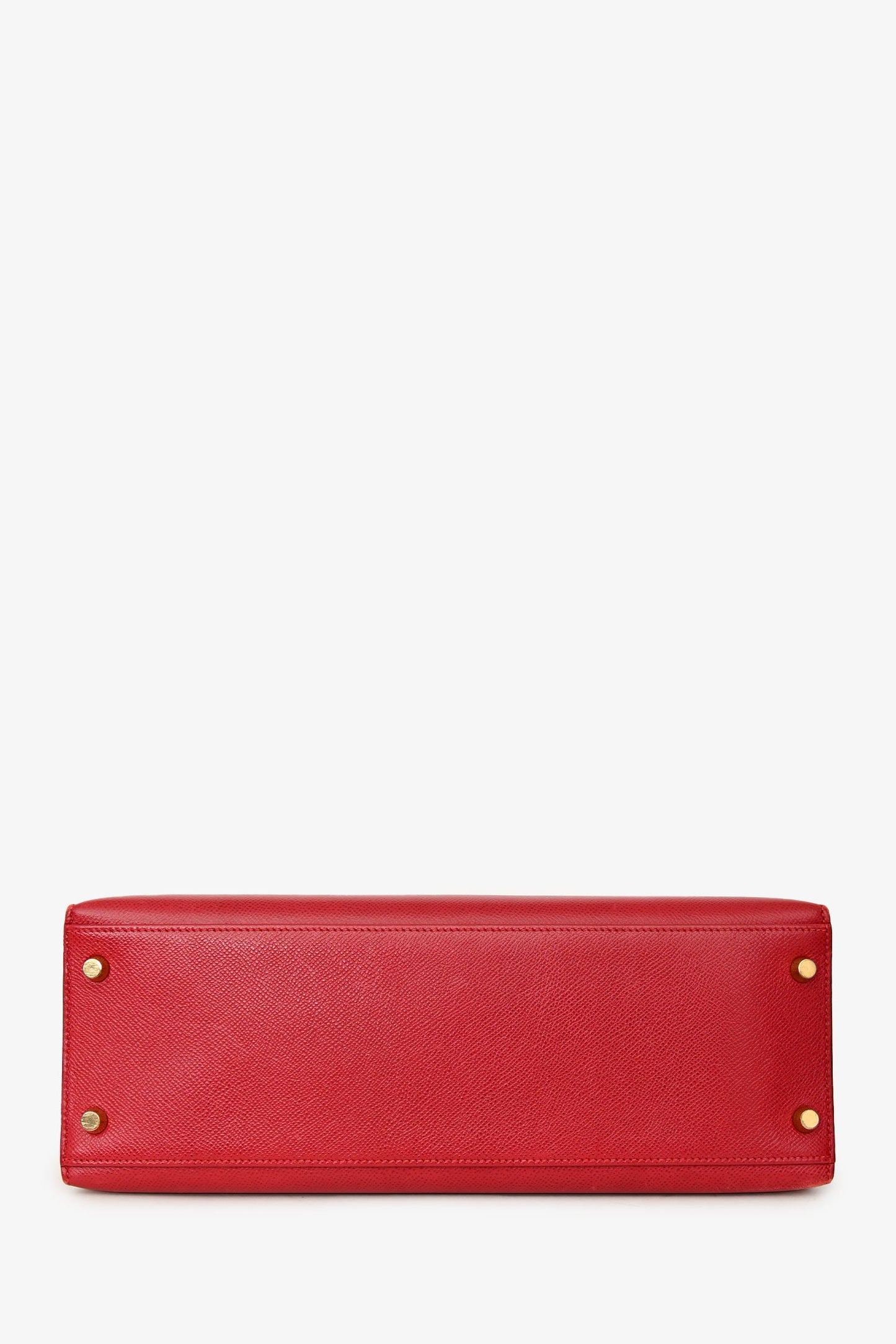 Hermès 1994 Red Epsom Kelly 32 GHW with Strap