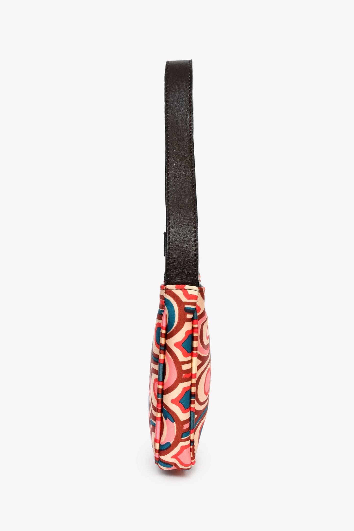 Emilio Pucci Pink Silk Patterned Mini Bag