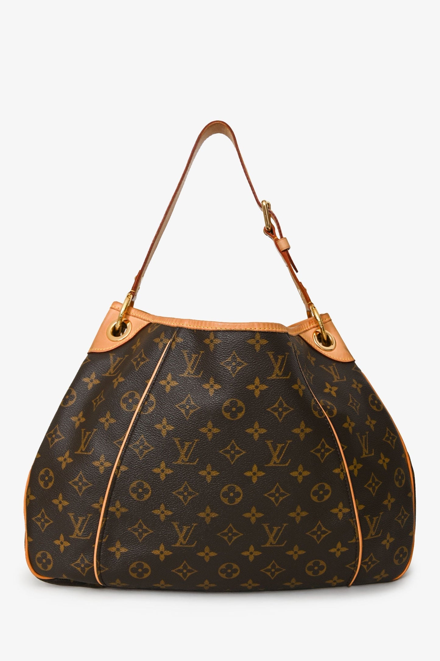Louis Vuitton 2008 Brown Canvas/Leather Monogram Galliera Shoulder Bag