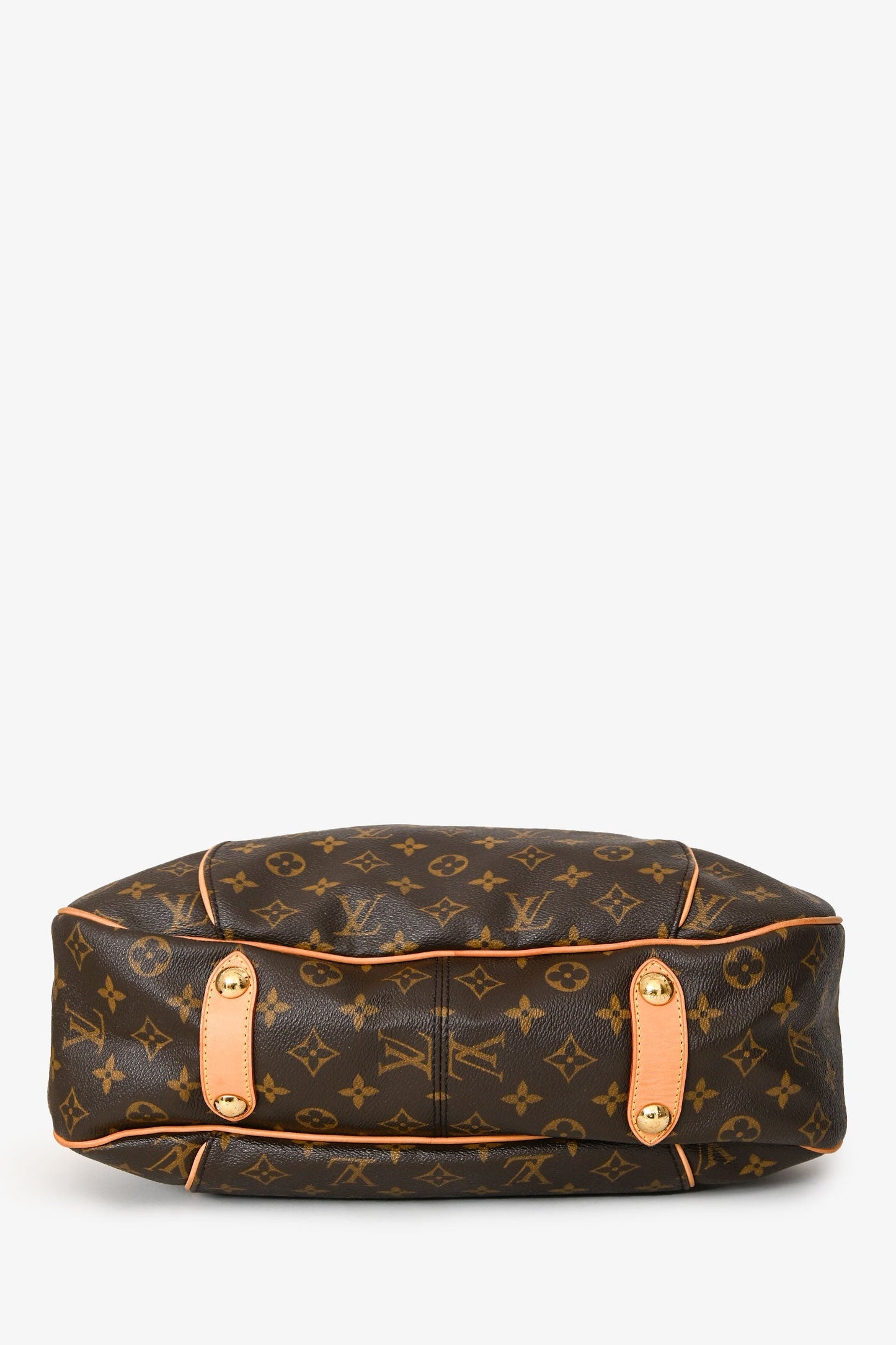 Louis Vuitton 2008 Brown Canvas/Leather Monogram Galliera Shoulder Bag
