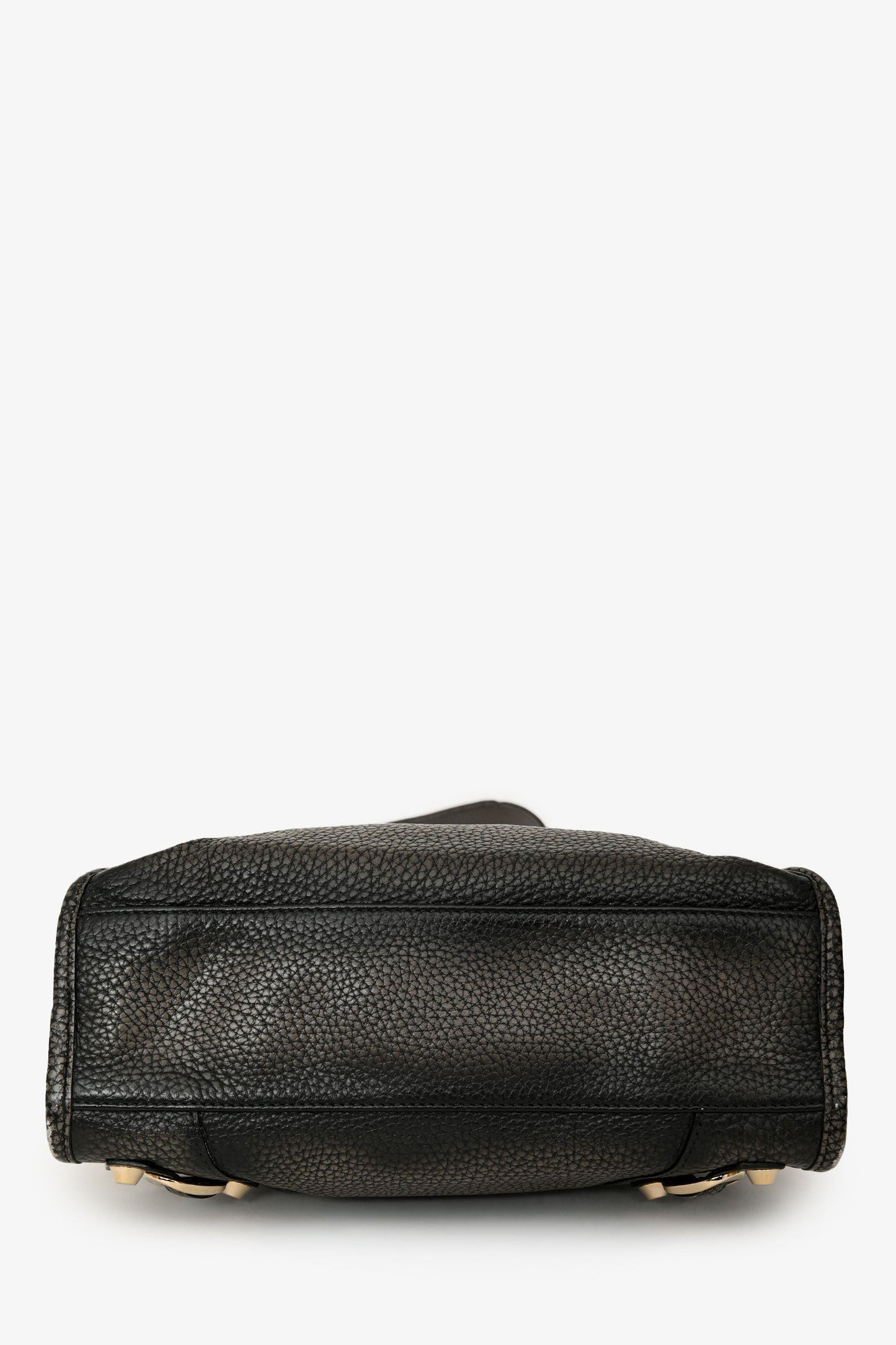 Balenciaga Brown Aged Leather Le City Mini Bag With Strap