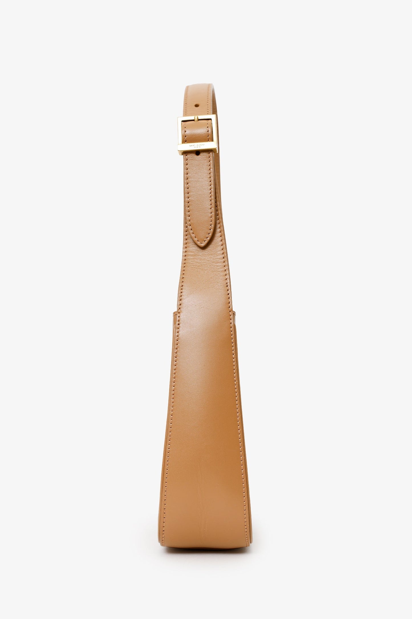 Saint Laurent Beige Leather 'Le 5 à 7' Shoulder Bag