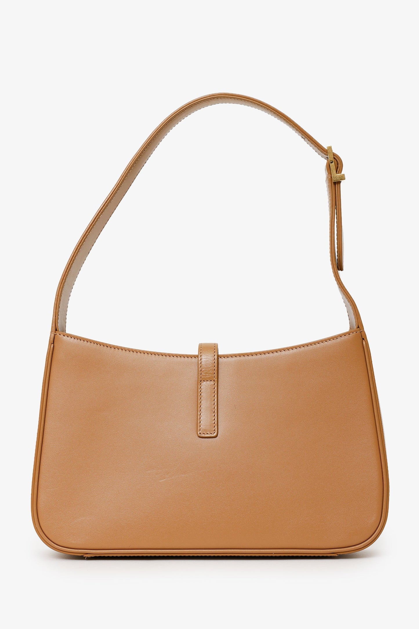 Saint Laurent Beige Leather 'Le 5 à 7' Shoulder Bag