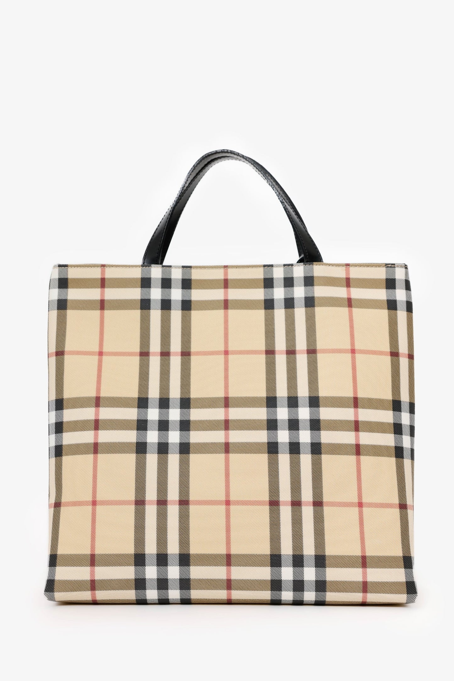 Burberry Nova Check Top Handle Tote