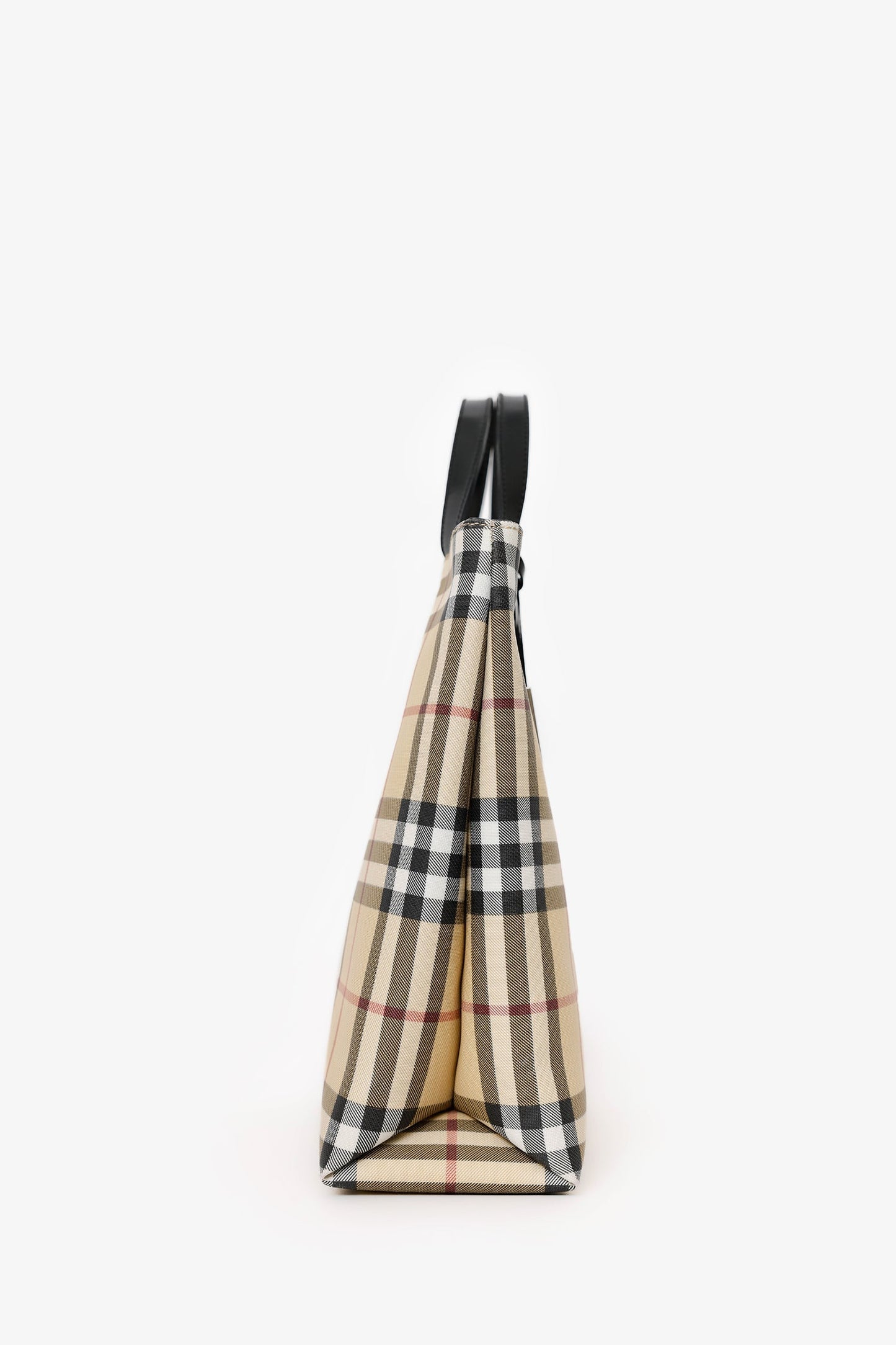 Burberry Nova Check Top Handle Tote