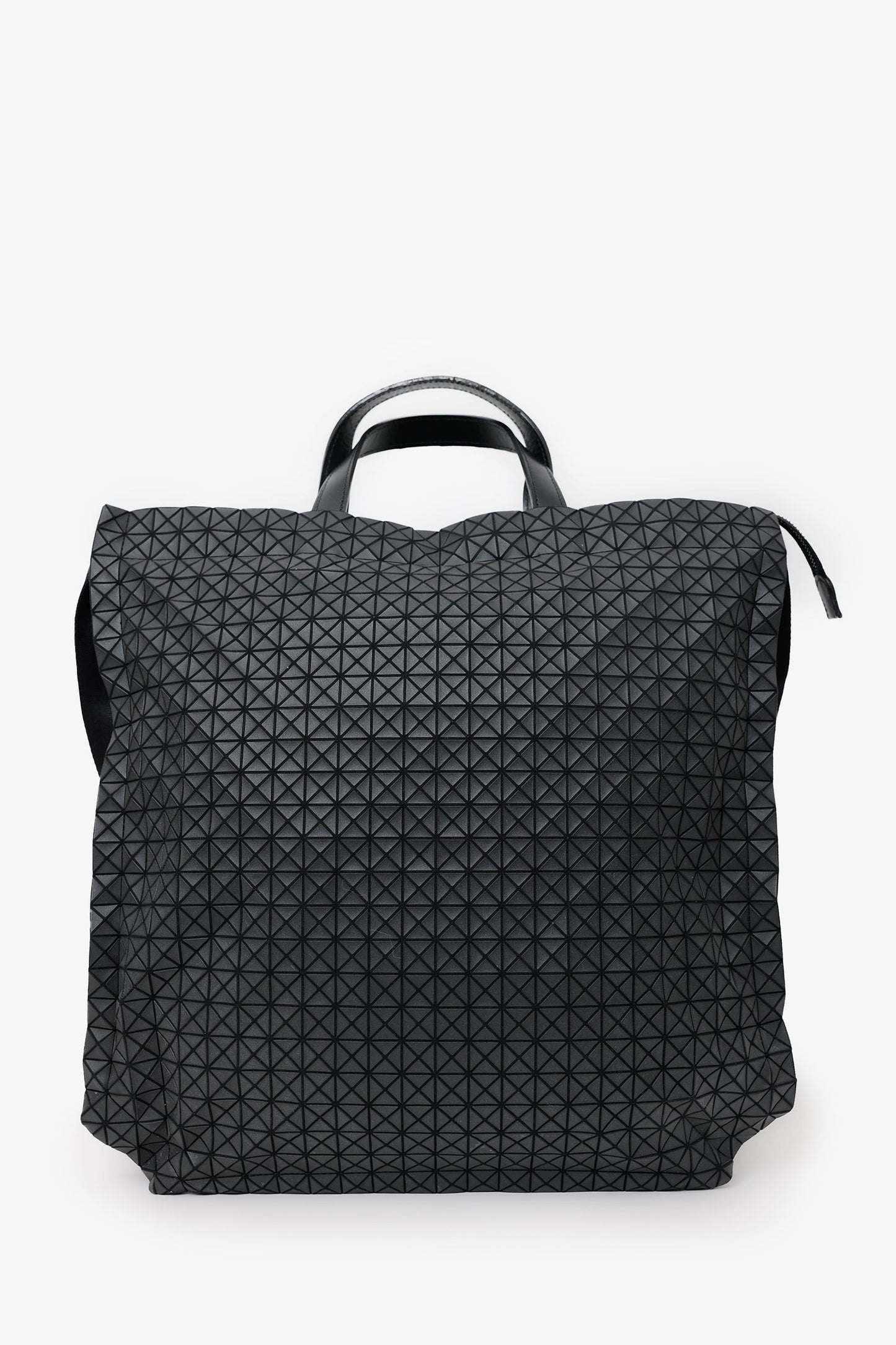 Bao Bao Issey Miyake Grey Geometric Medium Tote With Strap