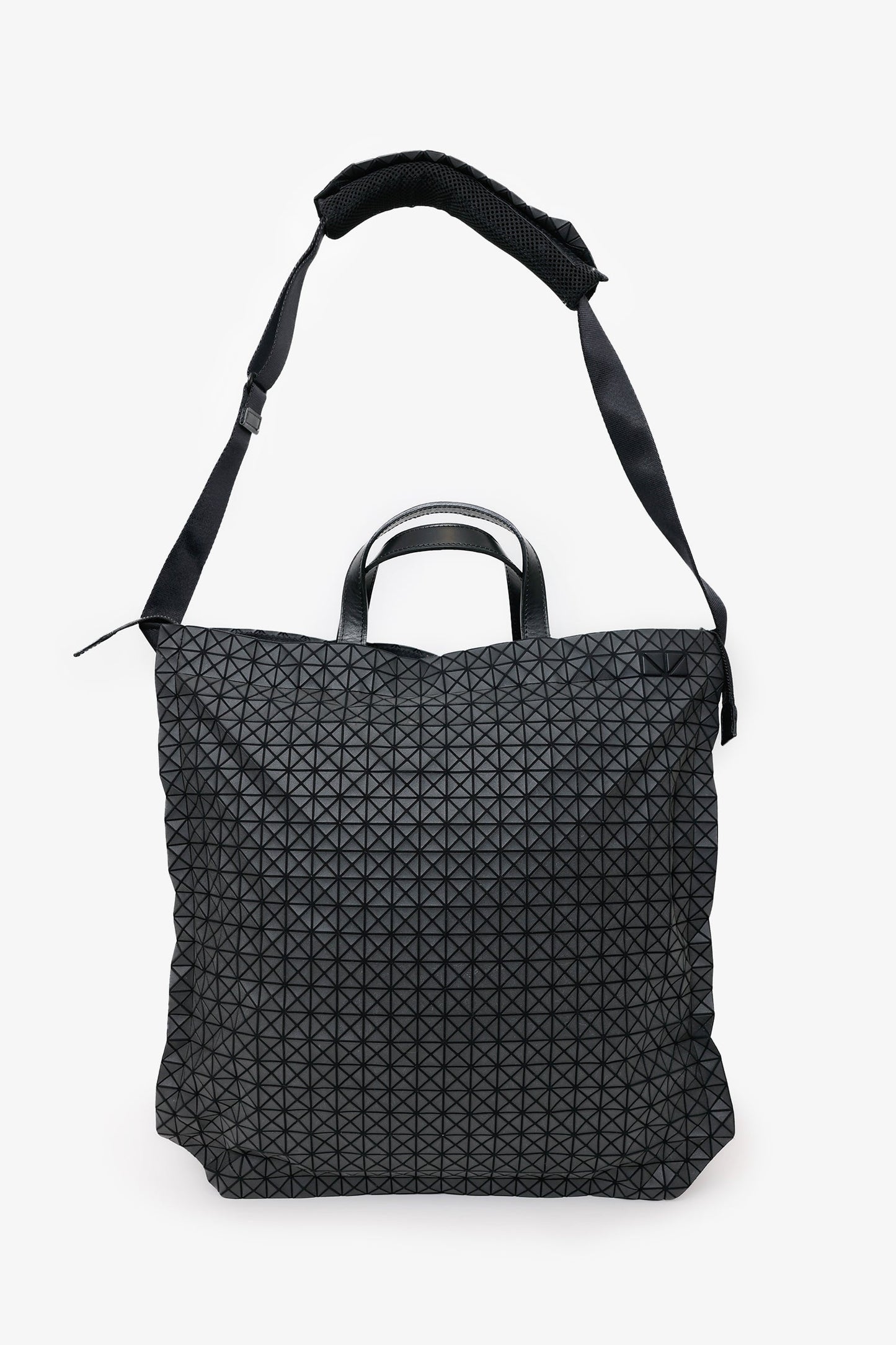 Bao Bao Issey Miyake Grey Geometric Medium Tote With Strap