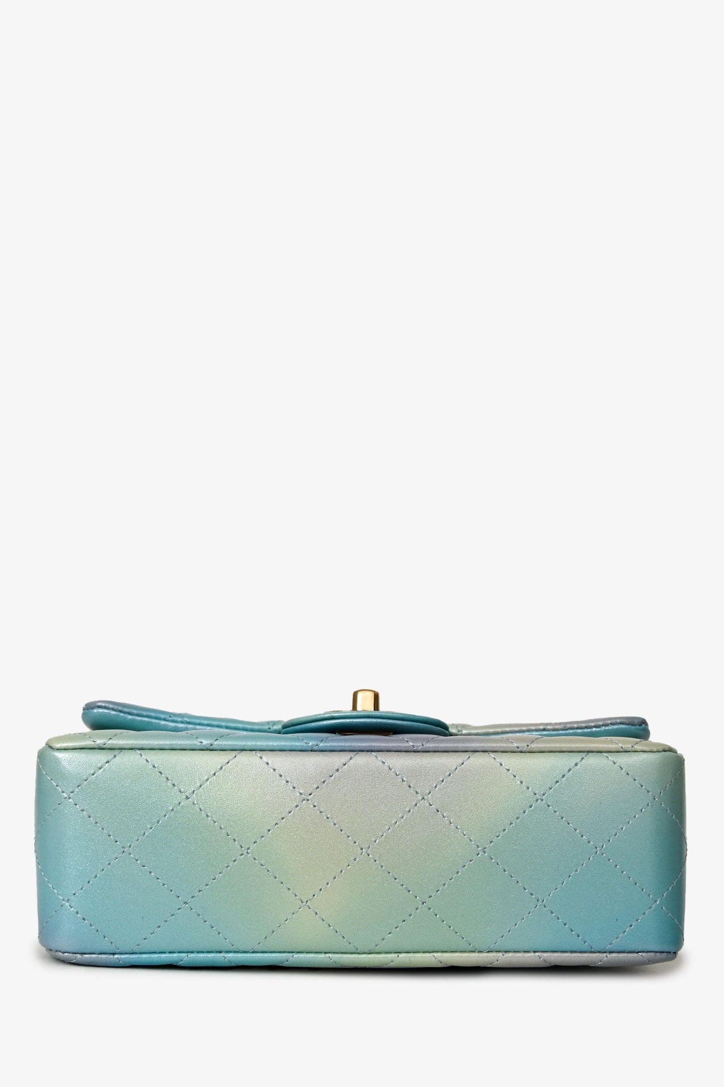 Chanel™ 2024 Iridescent Ombre Lambskin Mini Rectangular Flap Bag