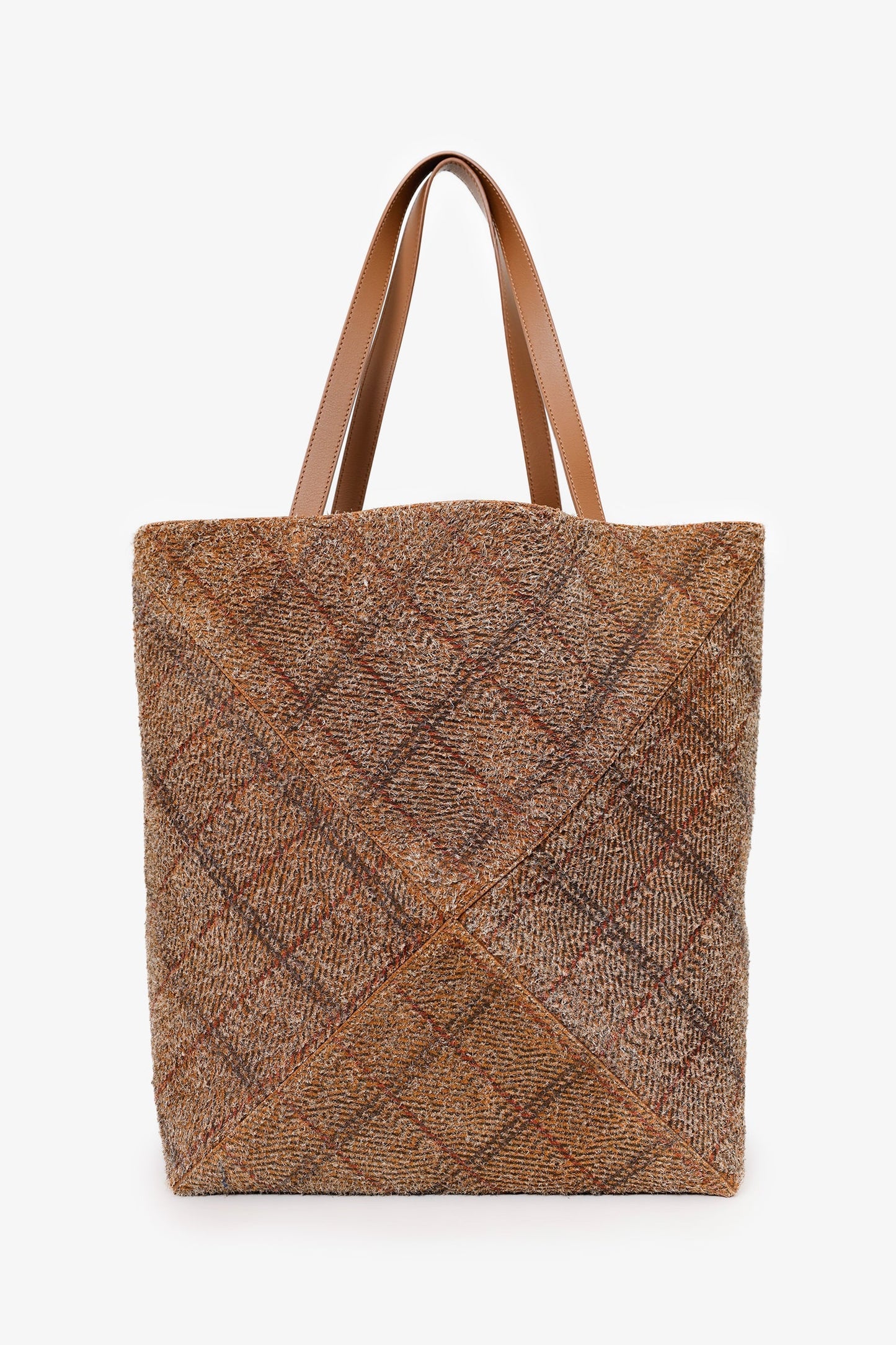 Loewe Brown Brushed Suede 'Puzzle Fold' XL Tote