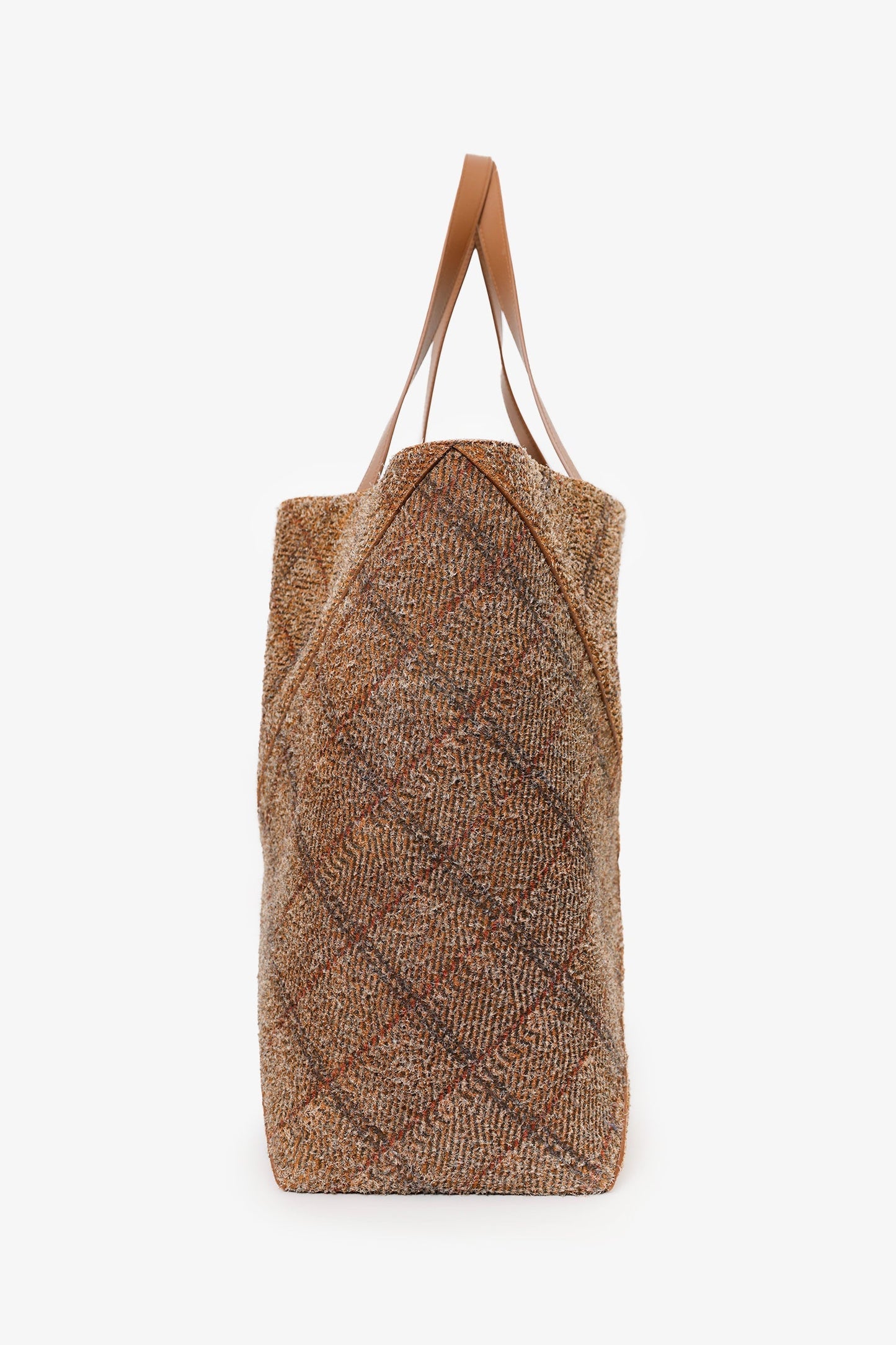 Loewe Brown Brushed Suede 'Puzzle Fold' XL Tote