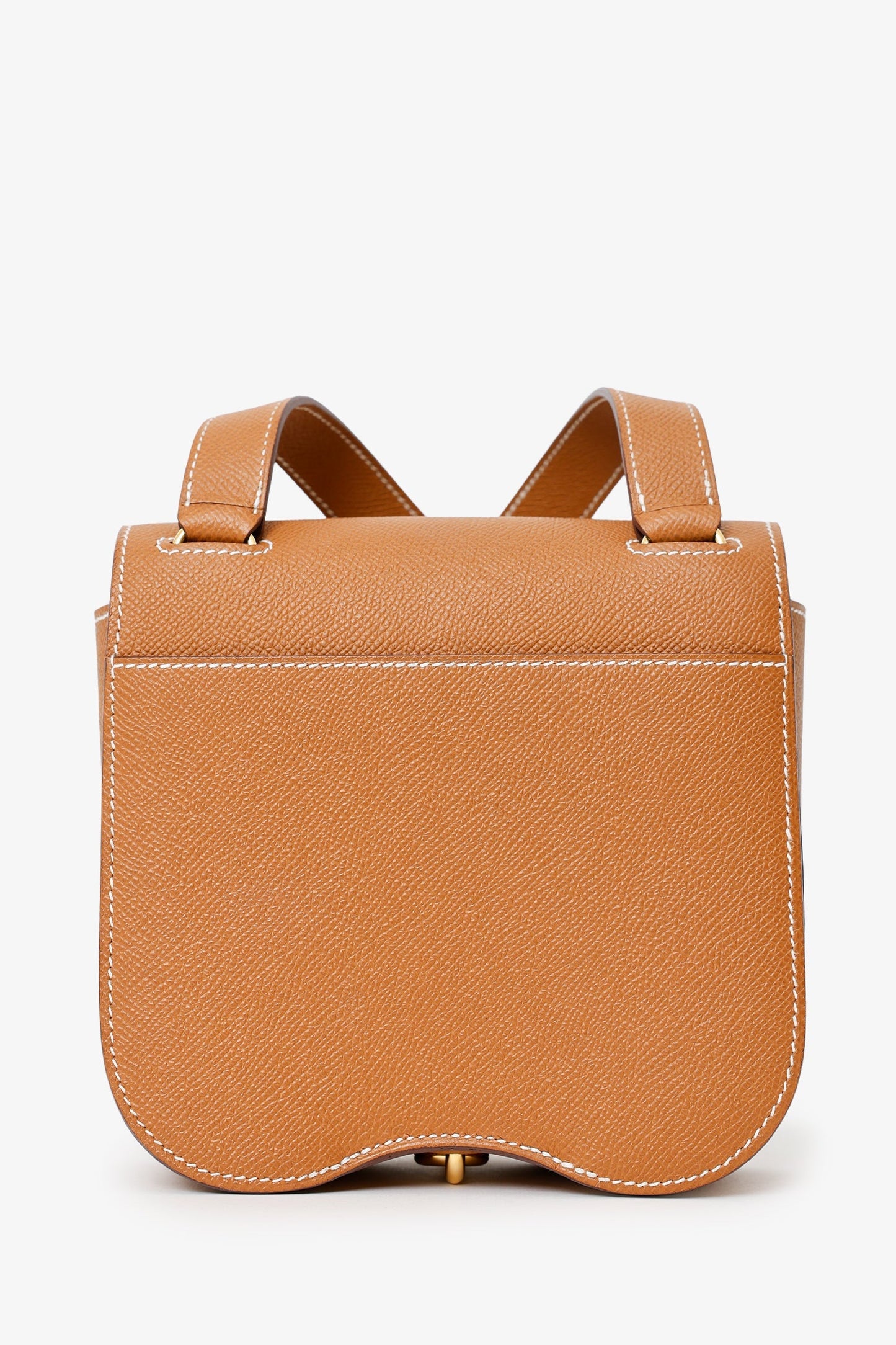 Hermès 2022 Gold Epsom Leather Mini Della Cavalleria Crossbody bag
