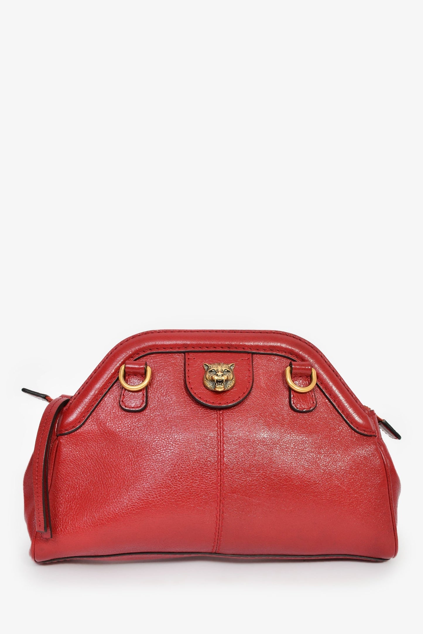 Gucci Red Leather Small Leather Re(belle) Crossbody Bag