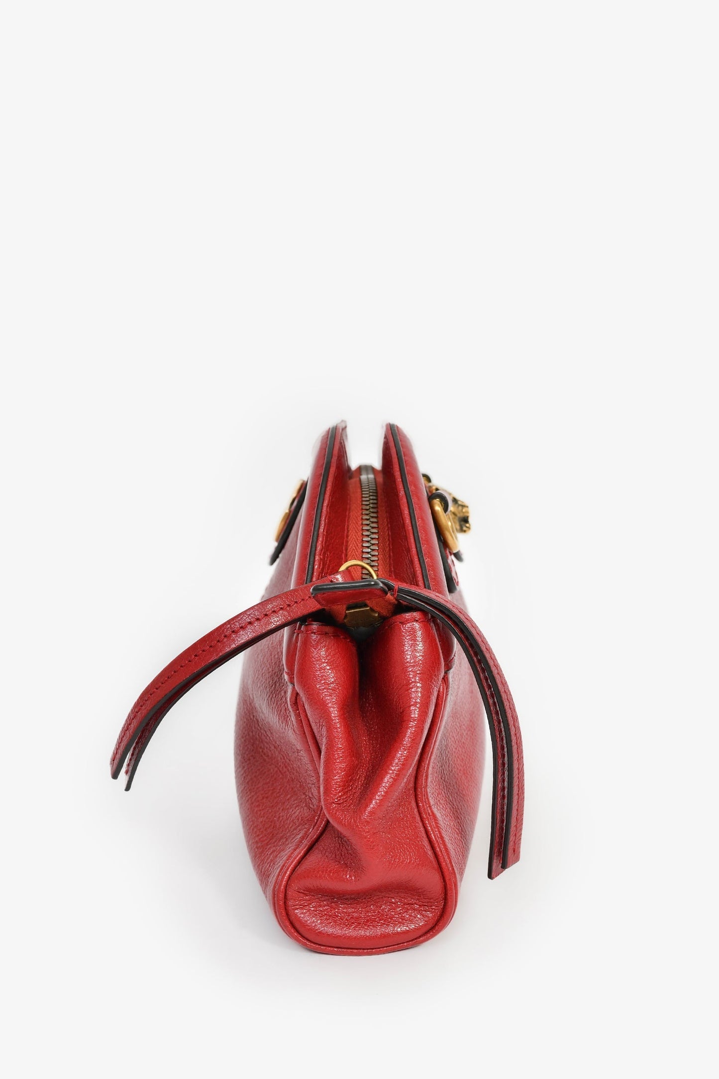 Gucci Red Leather Small Leather Re(belle) Crossbody Bag