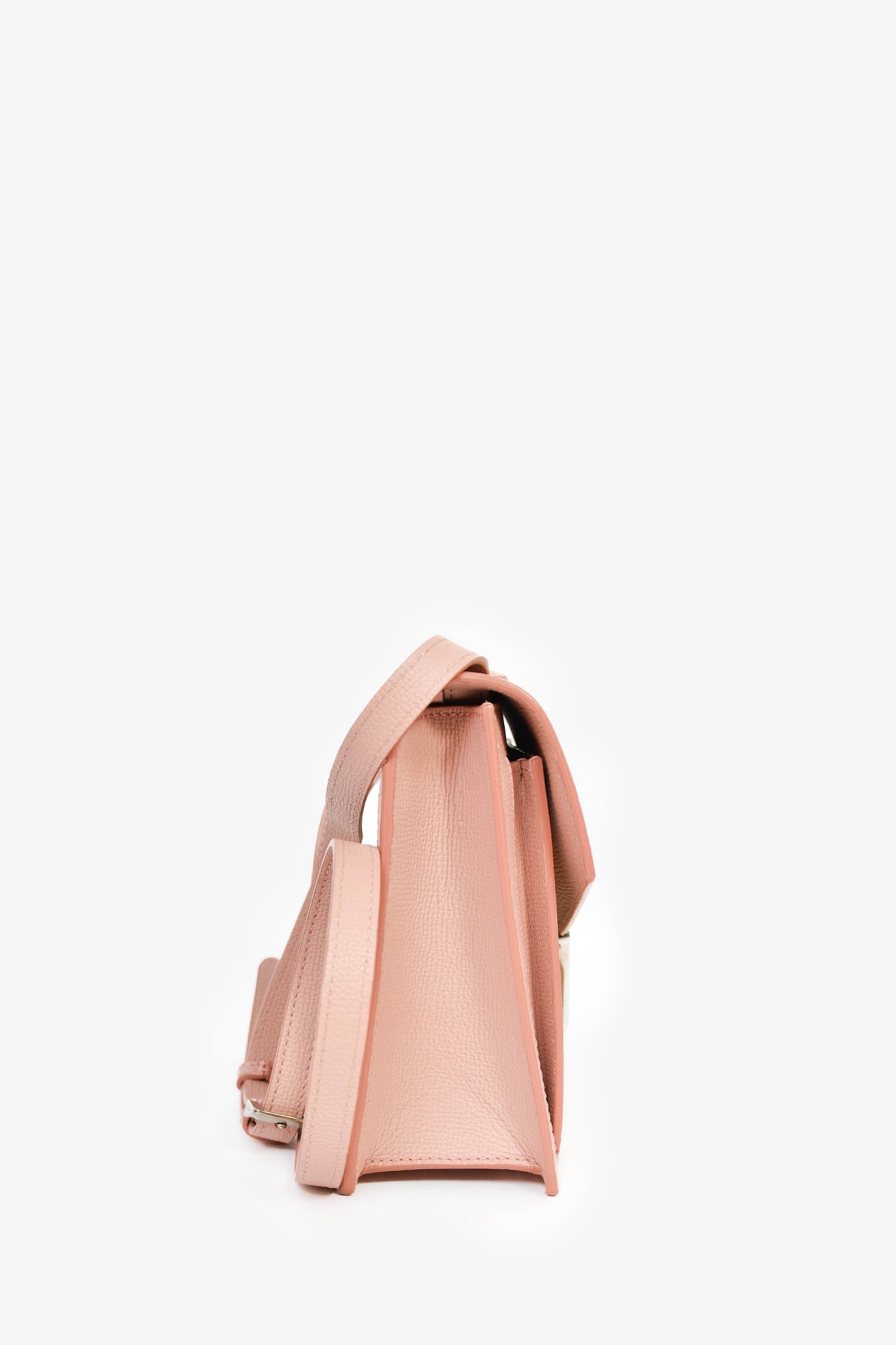Burberry Beige Novacheck Canvas/Pink Leather Envelope Crossbody