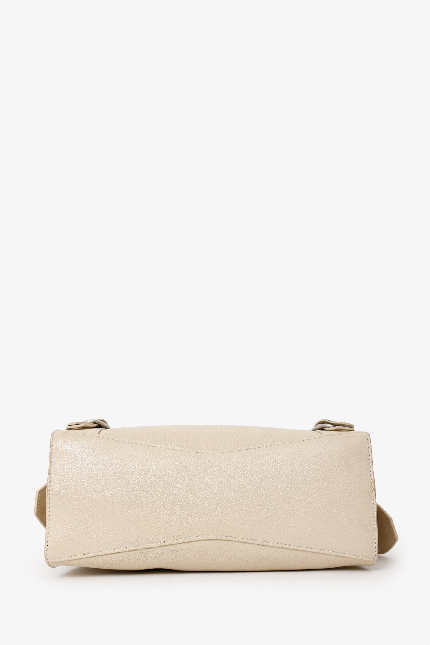 Balenciaga Beige Grained Calfskin Neo Classic Small Handle Bag