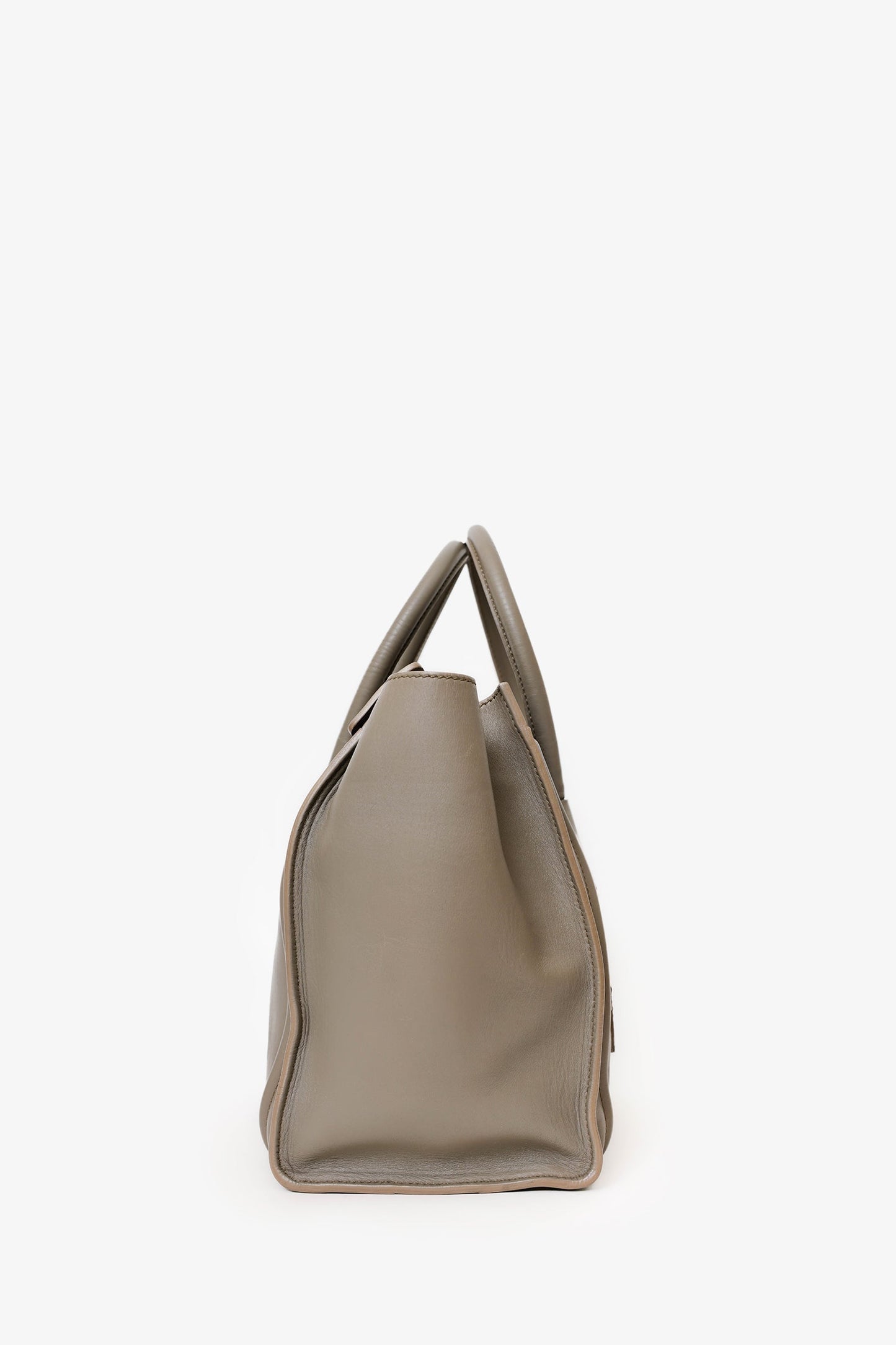 Celine Grey Smooth Calfskin Mini Luggage Tote