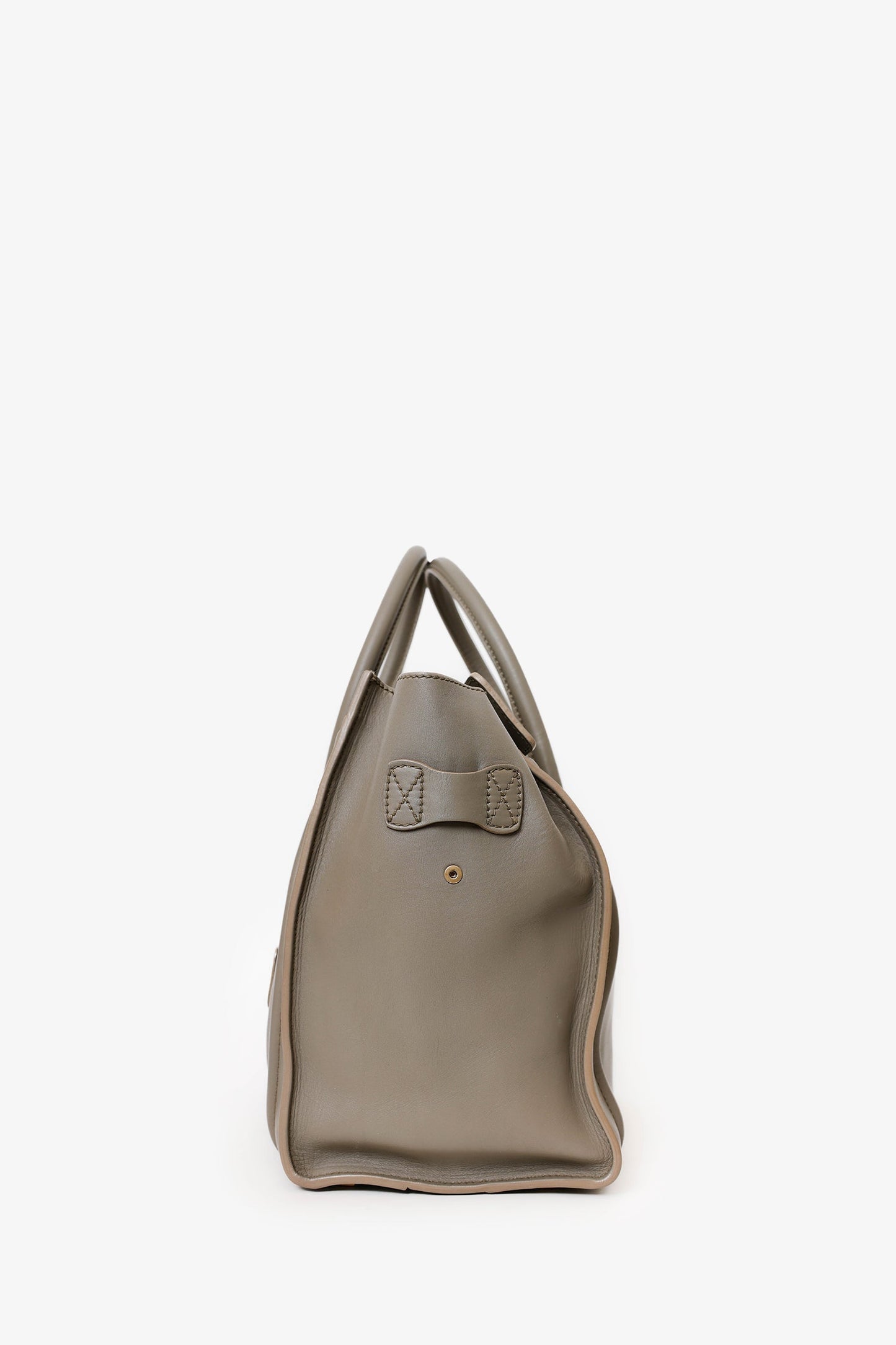 Celine Grey Smooth Calfskin Mini Luggage Tote