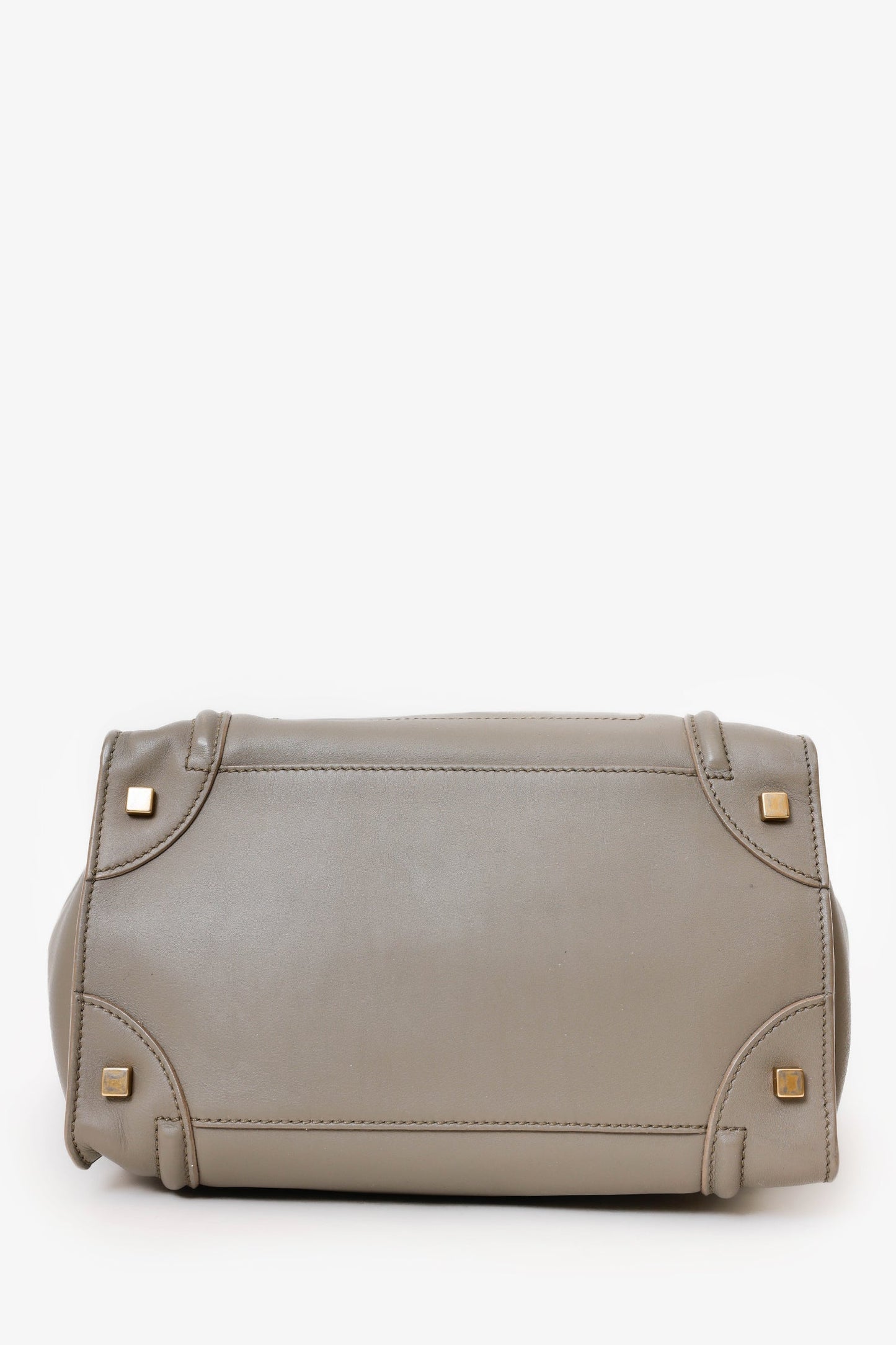Celine Grey Smooth Calfskin Mini Luggage Tote