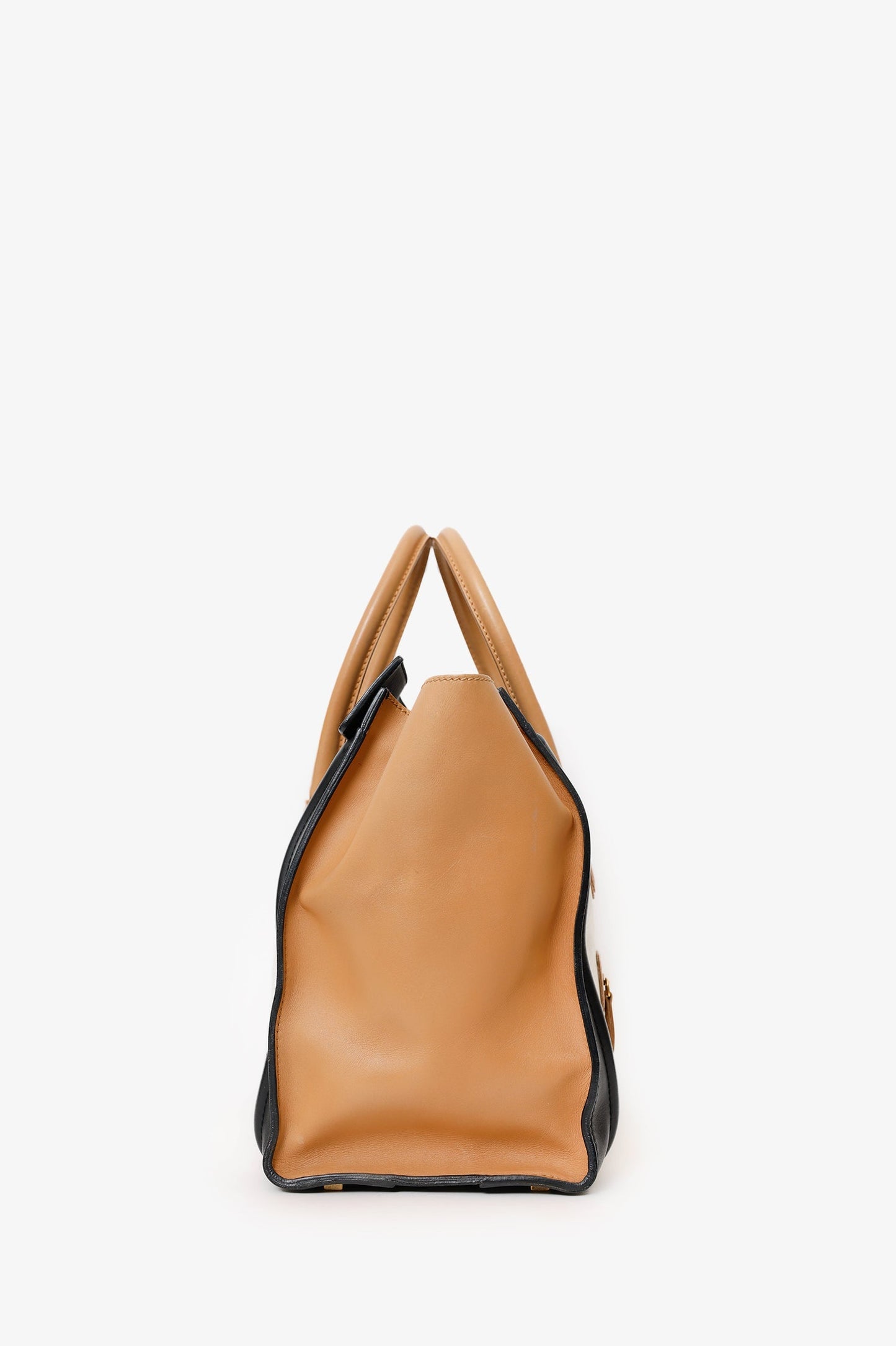 Celine Tri-Colour Leather Micro Luggage Tote