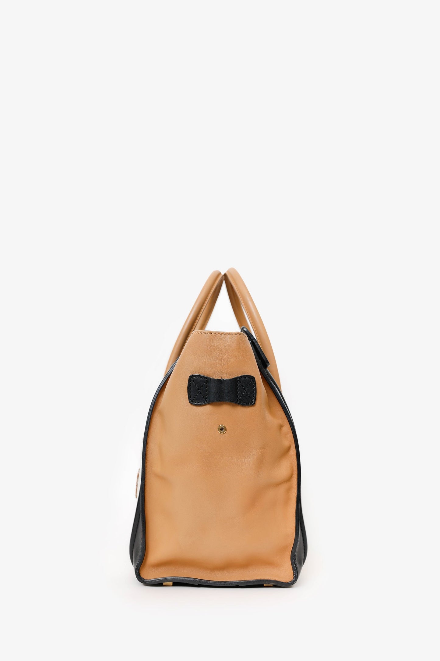 Celine Tri-Colour Leather Micro Luggage Tote