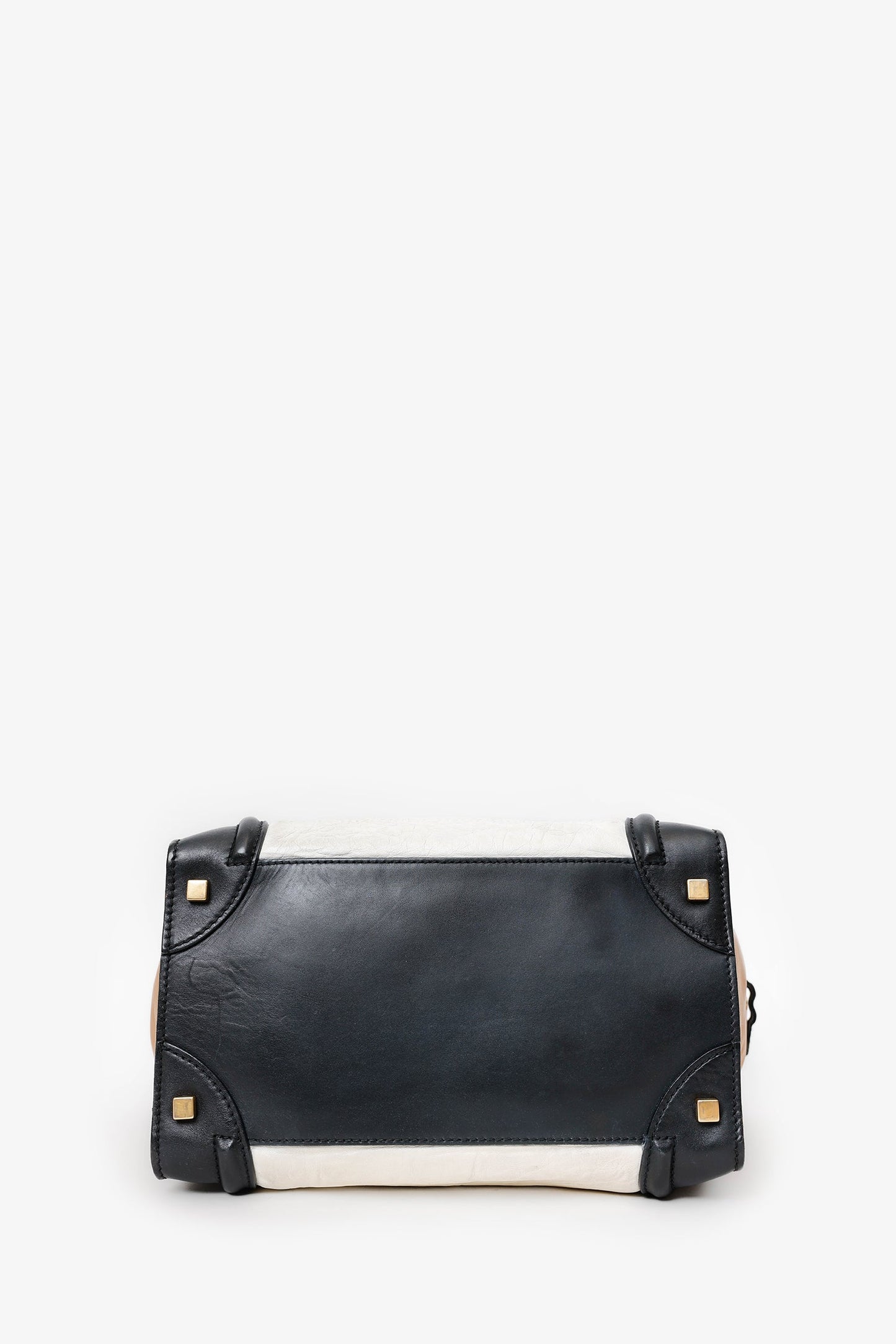 Celine Tri-Colour Leather Micro Luggage Tote
