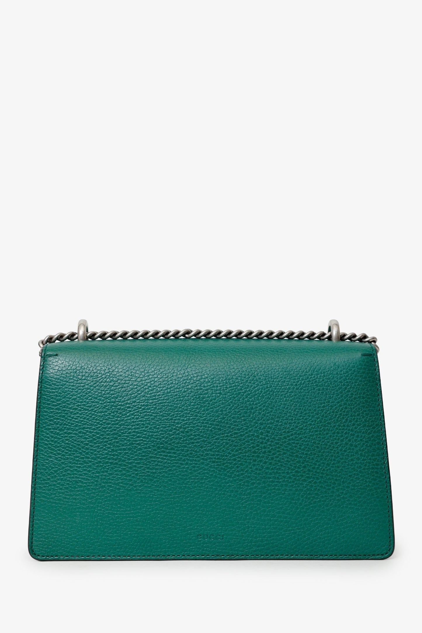 Gucci Green Leather Dionysus Medium Shoulder Bag