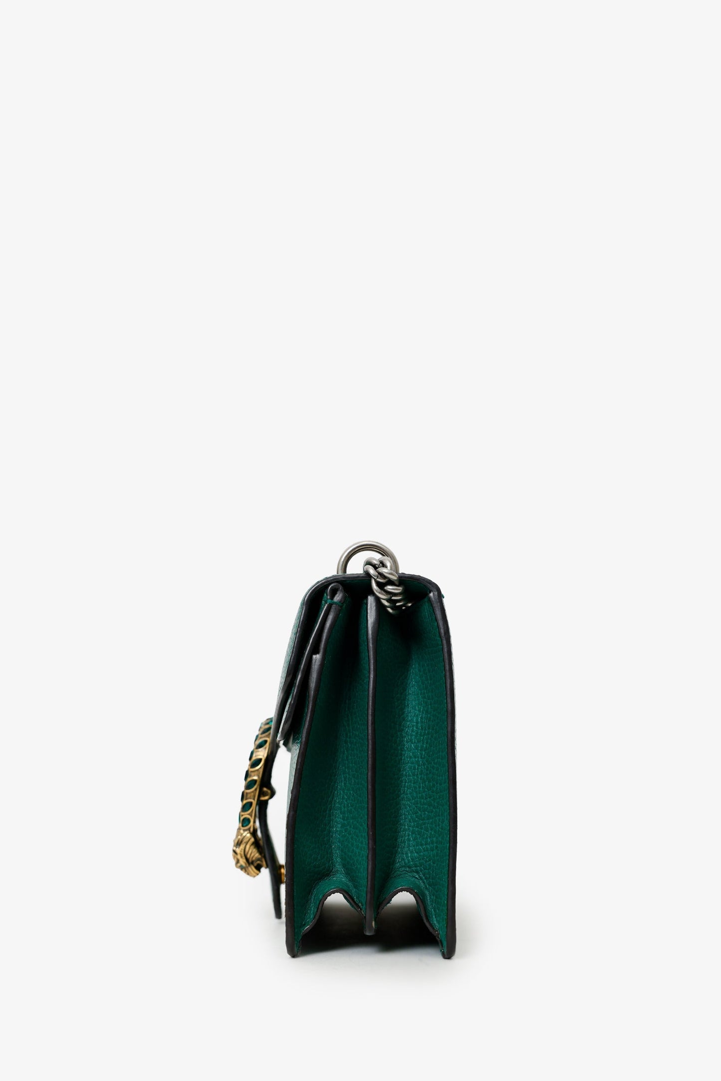 Gucci Green Leather Dionysus Medium Shoulder Bag