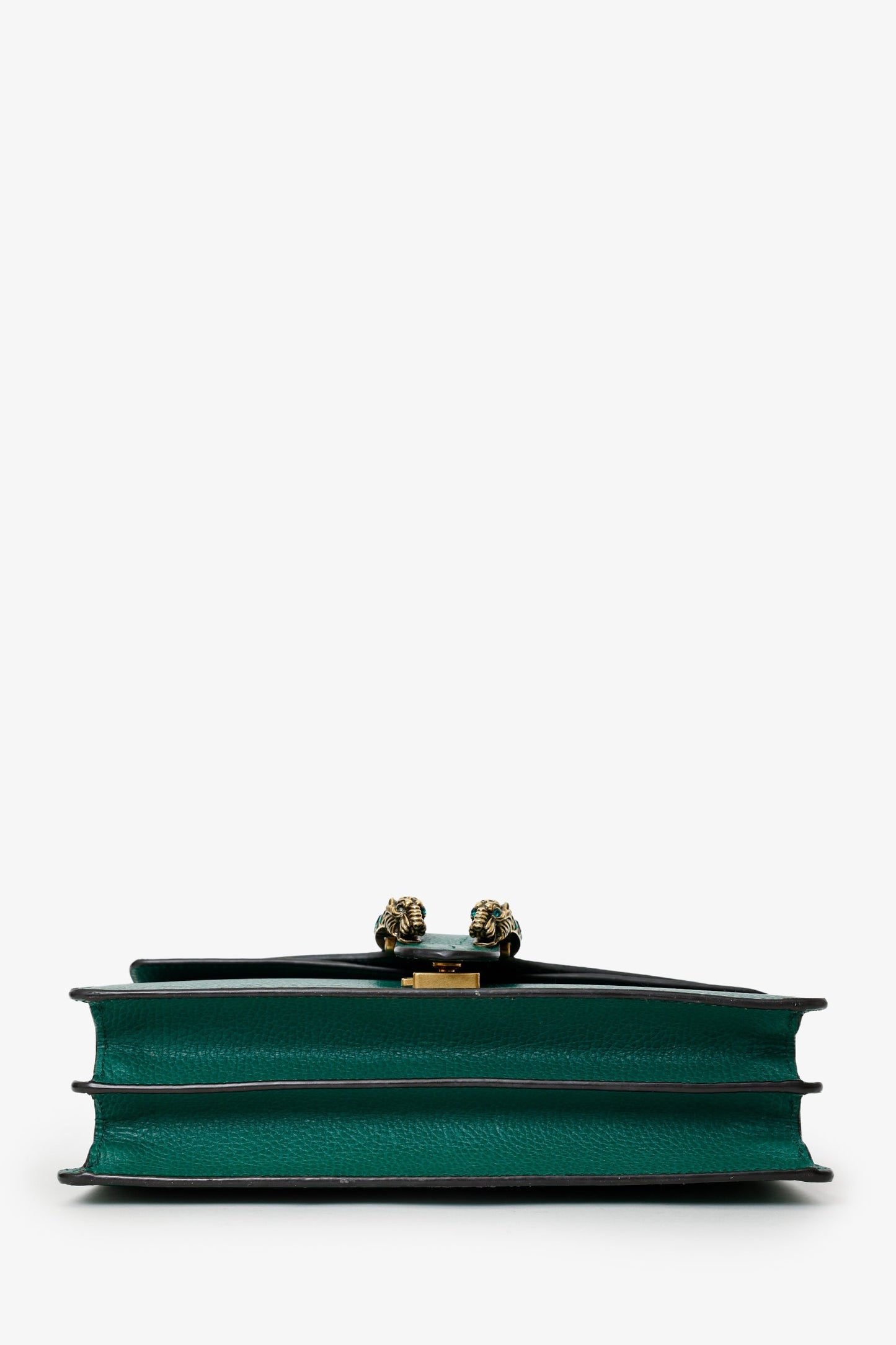 Gucci Green Leather Dionysus Medium Shoulder Bag