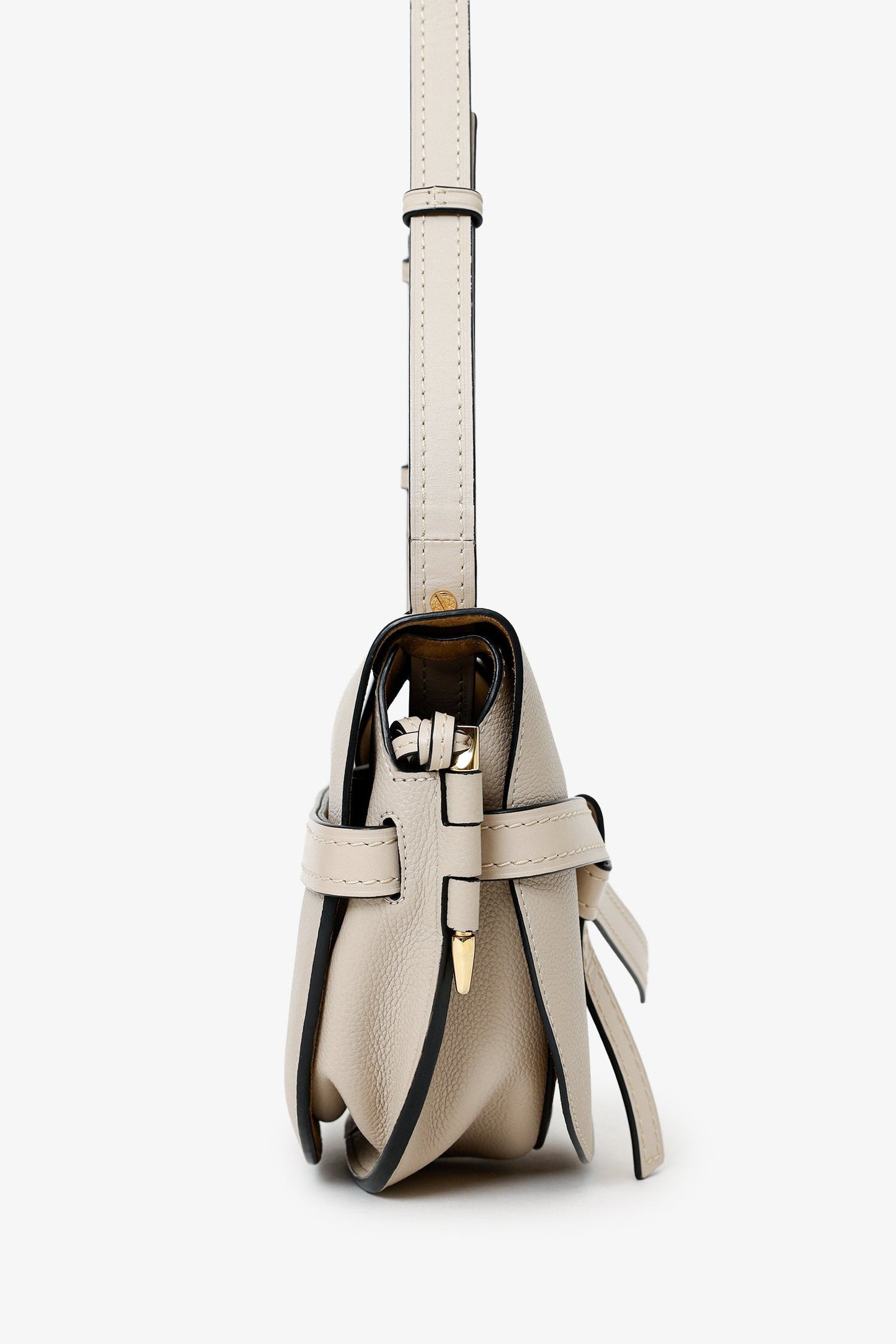 Loewe Light Oat Grained Leather Small Gate Bag