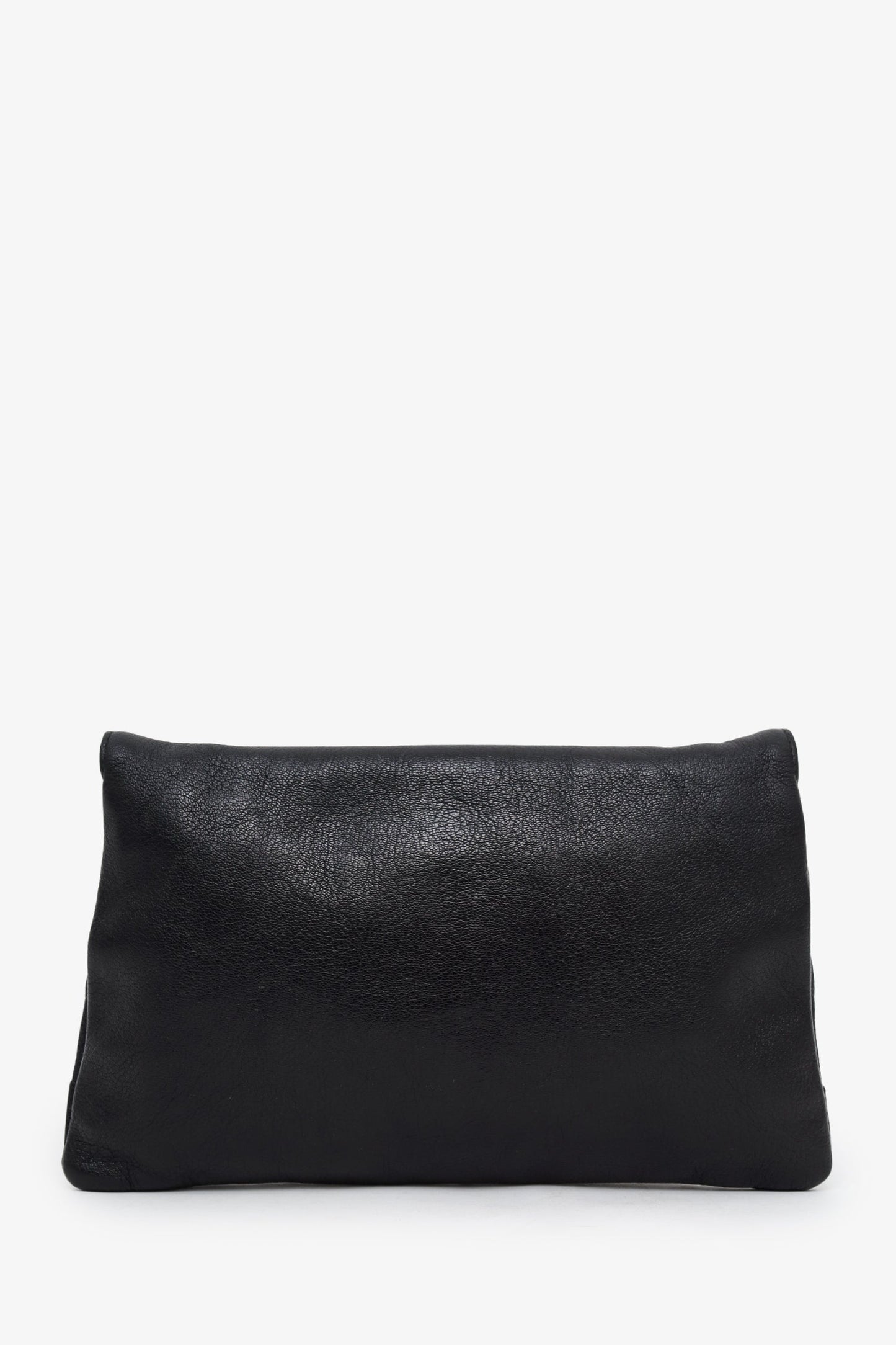 Balenciaga Black Leather City Envelope Clutch Bag With Strap