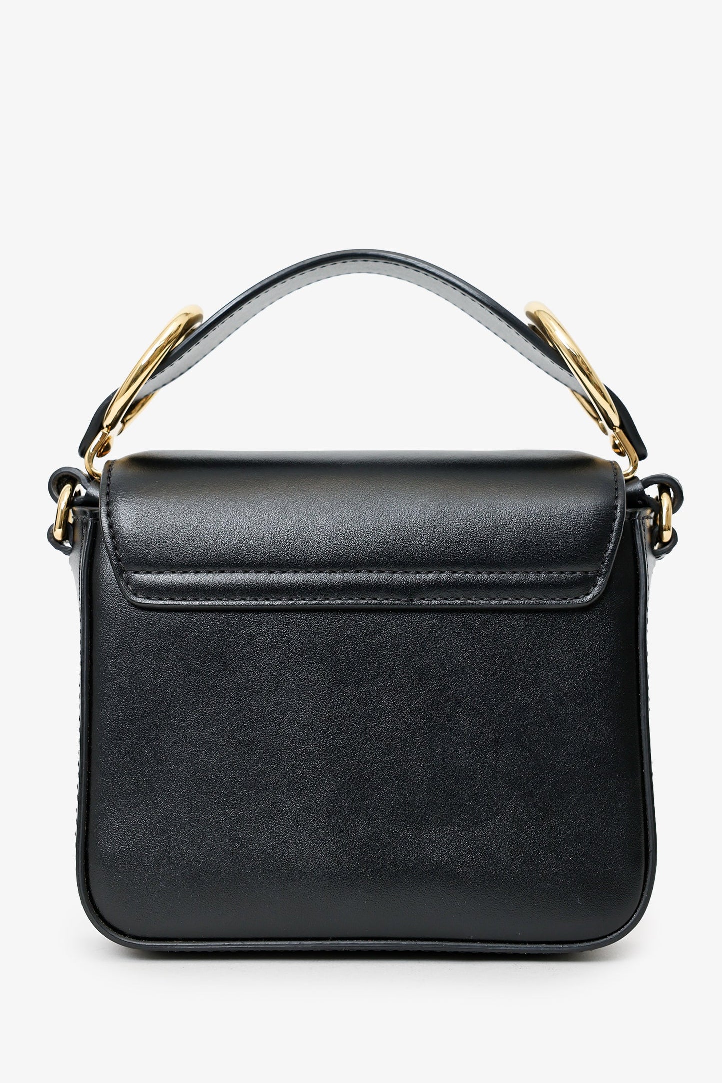 Chloe Black Leather Mini C Bag