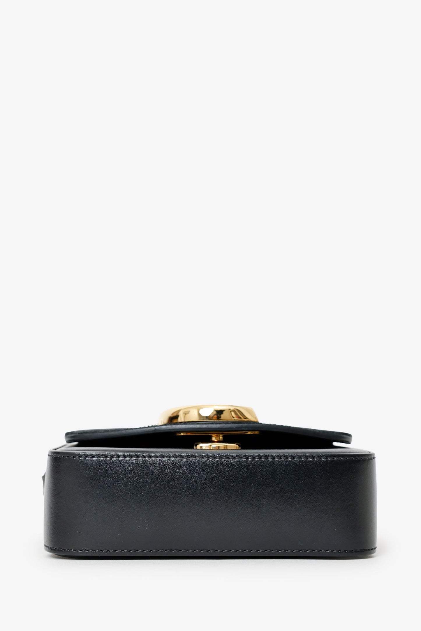 Chloe Black Leather Mini C Bag