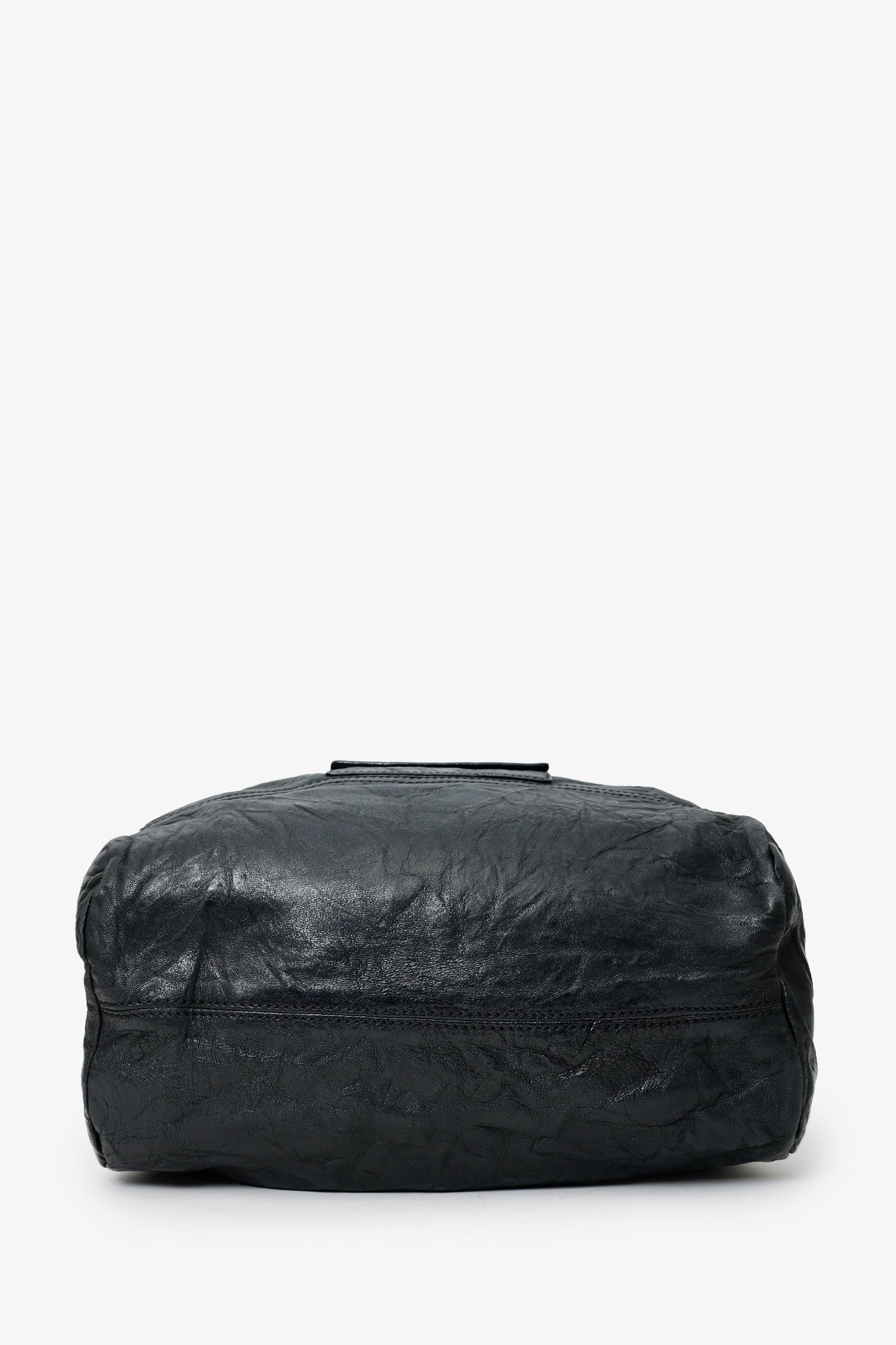 Givenchy Black Wrinkled Sheepskin Leather Medium Pandora Bag