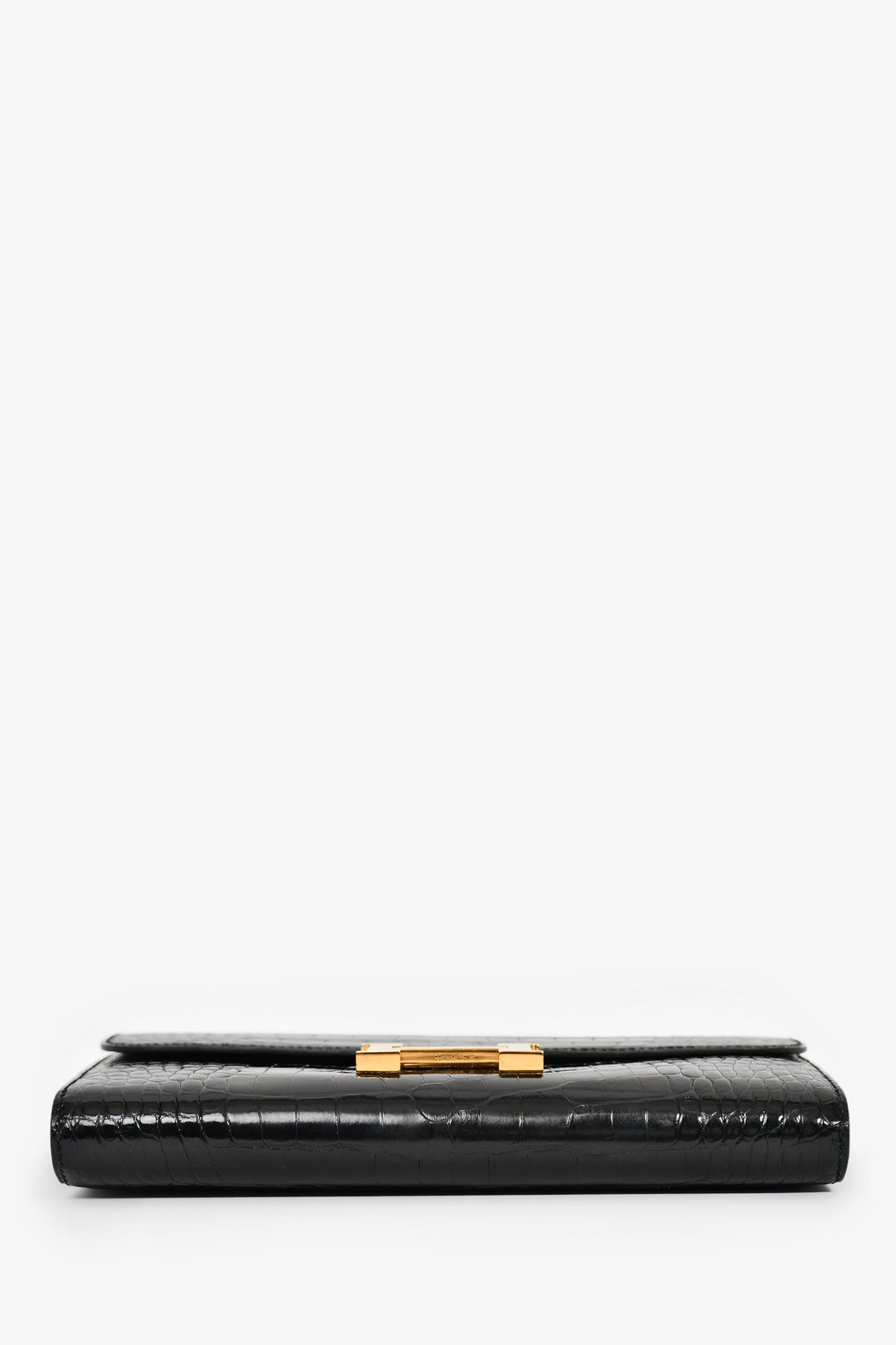 Hermès 2017 Black Alligator Constance Wallet