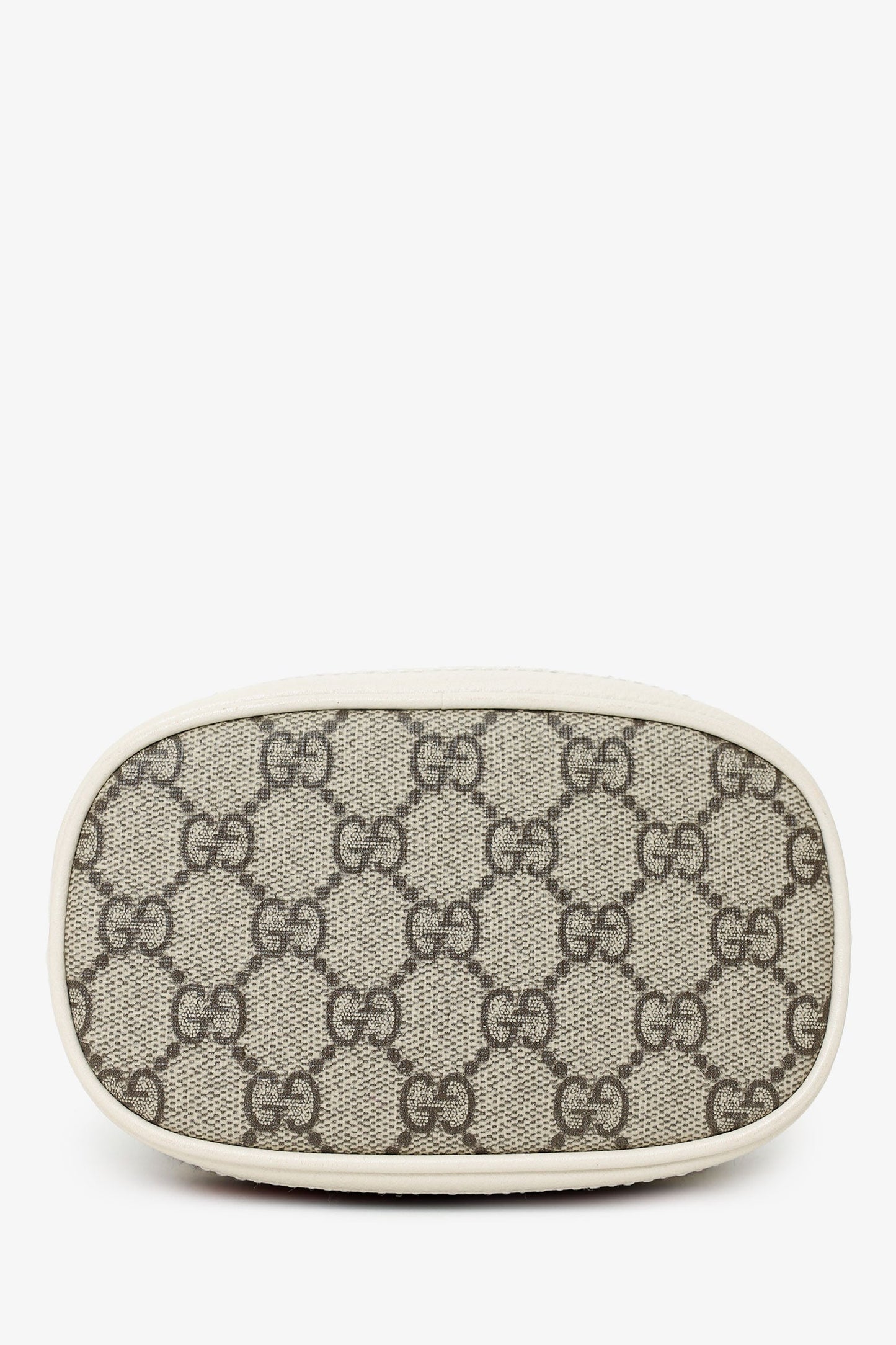 Gucci Beige Ophidia Mini GG Bucket Bag
