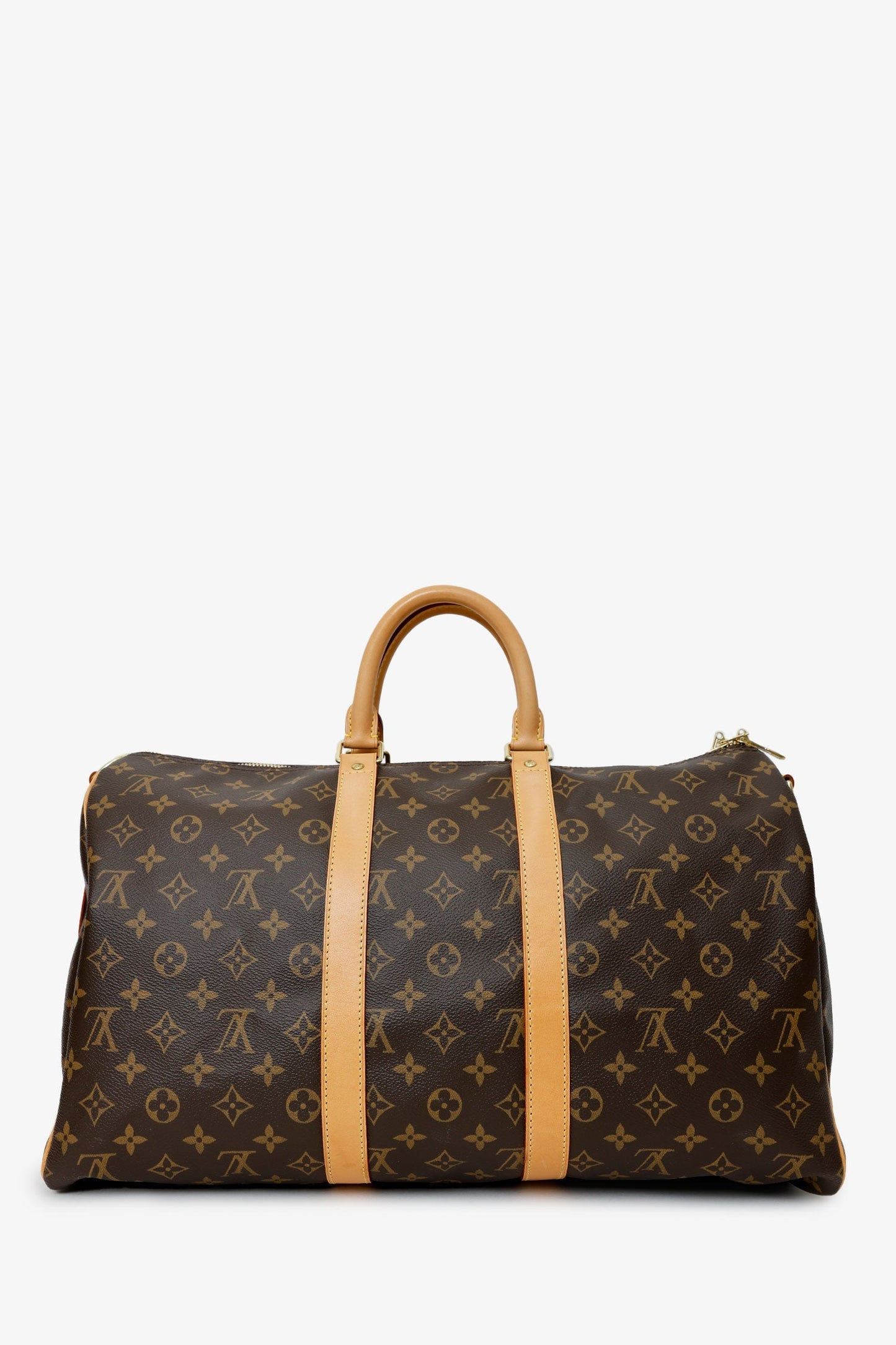 Louis Vuitton 2016 Brown Monogram Keepall Bandoulière 45 With Strap