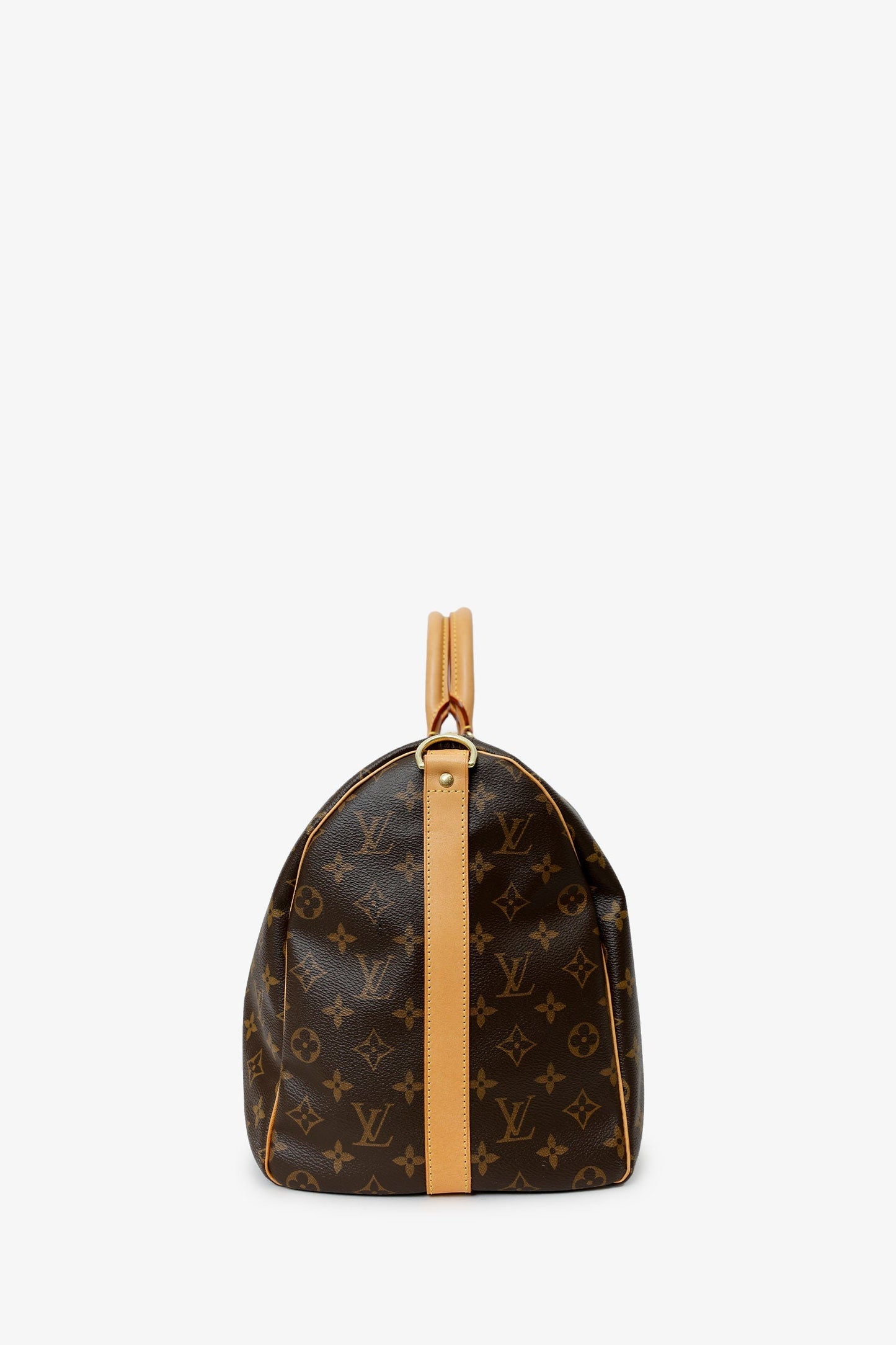 Louis Vuitton 2016 Brown Monogram Keepall Bandoulière 45 With Strap