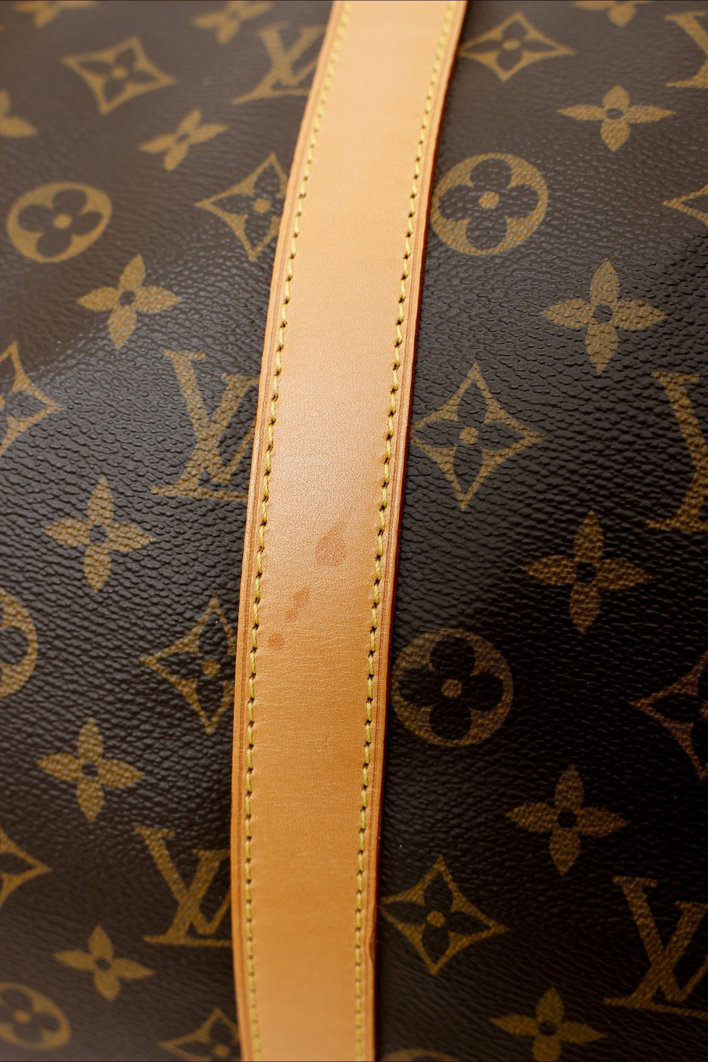 Louis Vuitton 2016 Brown Monogram Keepall Bandoulière 45 With Strap