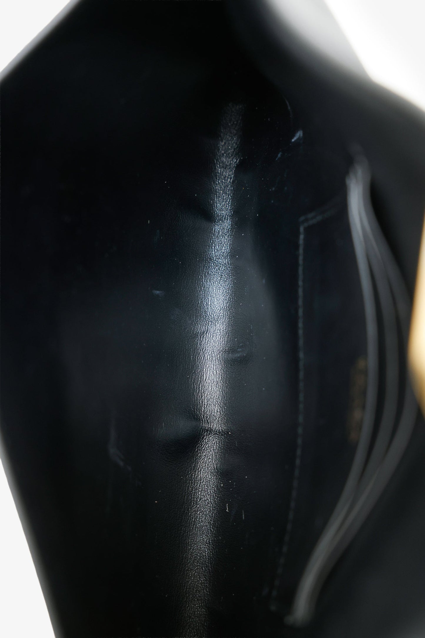 Prada Black Saffiano Leather Envelope Clutch
