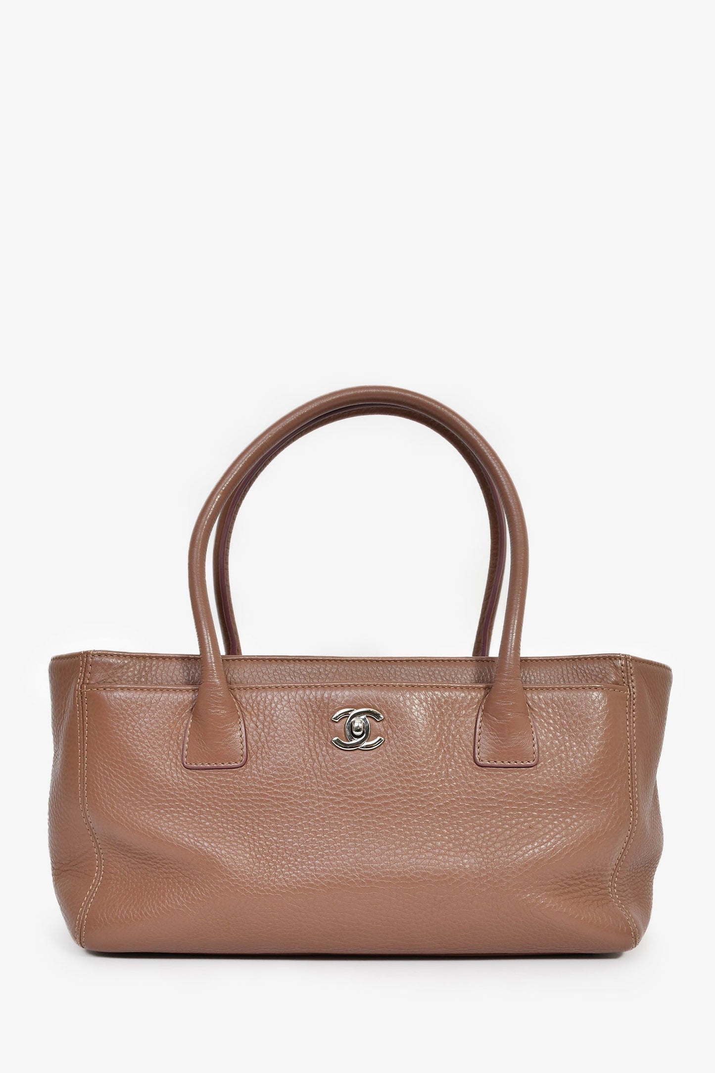 Chanel™ 2013-14 Dusty Rose Calfskin Leather Shoulder Bag