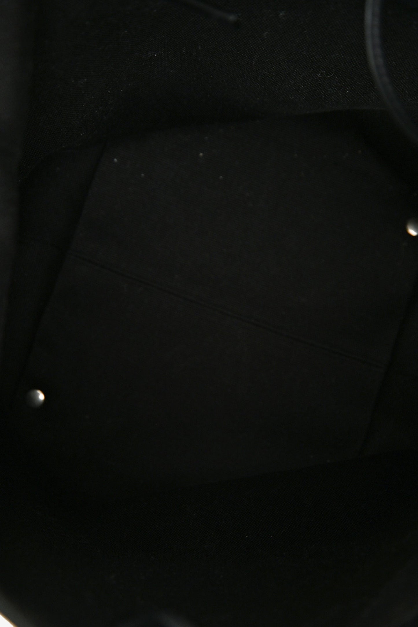 The Row Black Canvas/Leather 'N/S Park' Medium Tote Bag