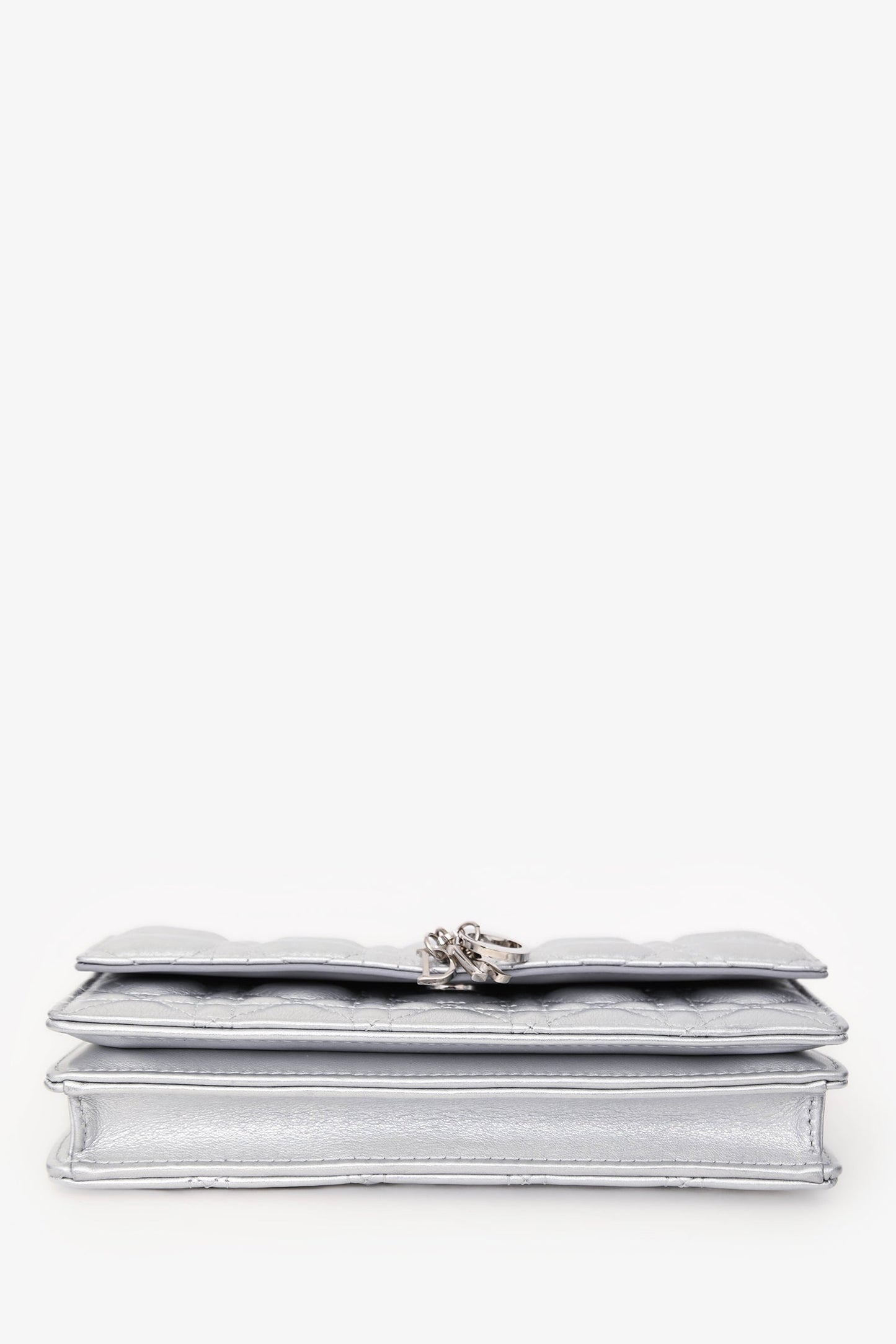 Christian Dior 2024 Iridescent Metallic Cannage Lambskin My Dior Mini Bag SHW