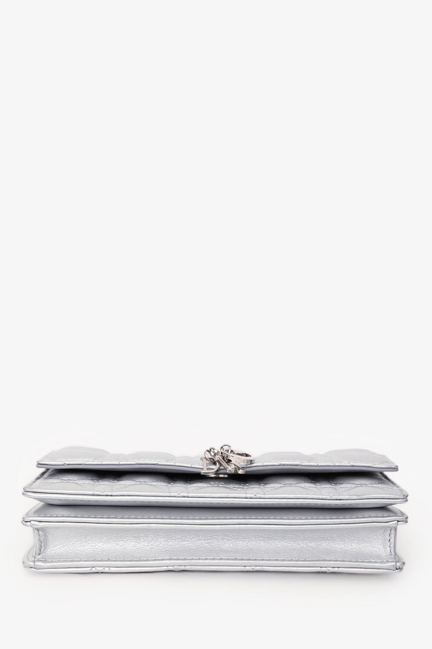 Christian Dior 2024 Iridescent Metallic Cannage Lambskin My Dior Mini Bag SHW